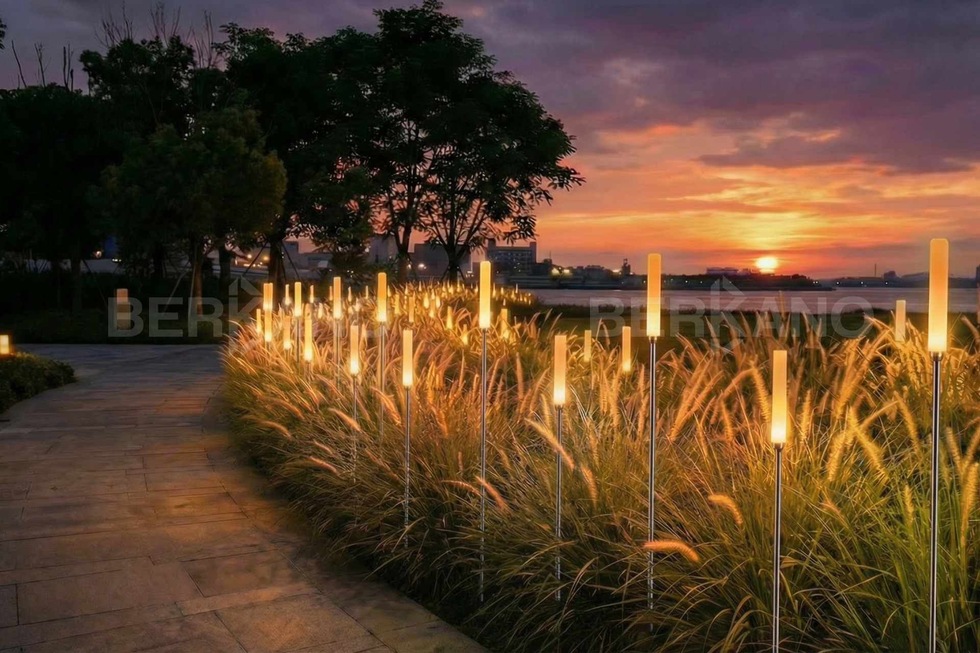 Уличный Светильник Камыш Rogoz Snow White RGB - фото 0
