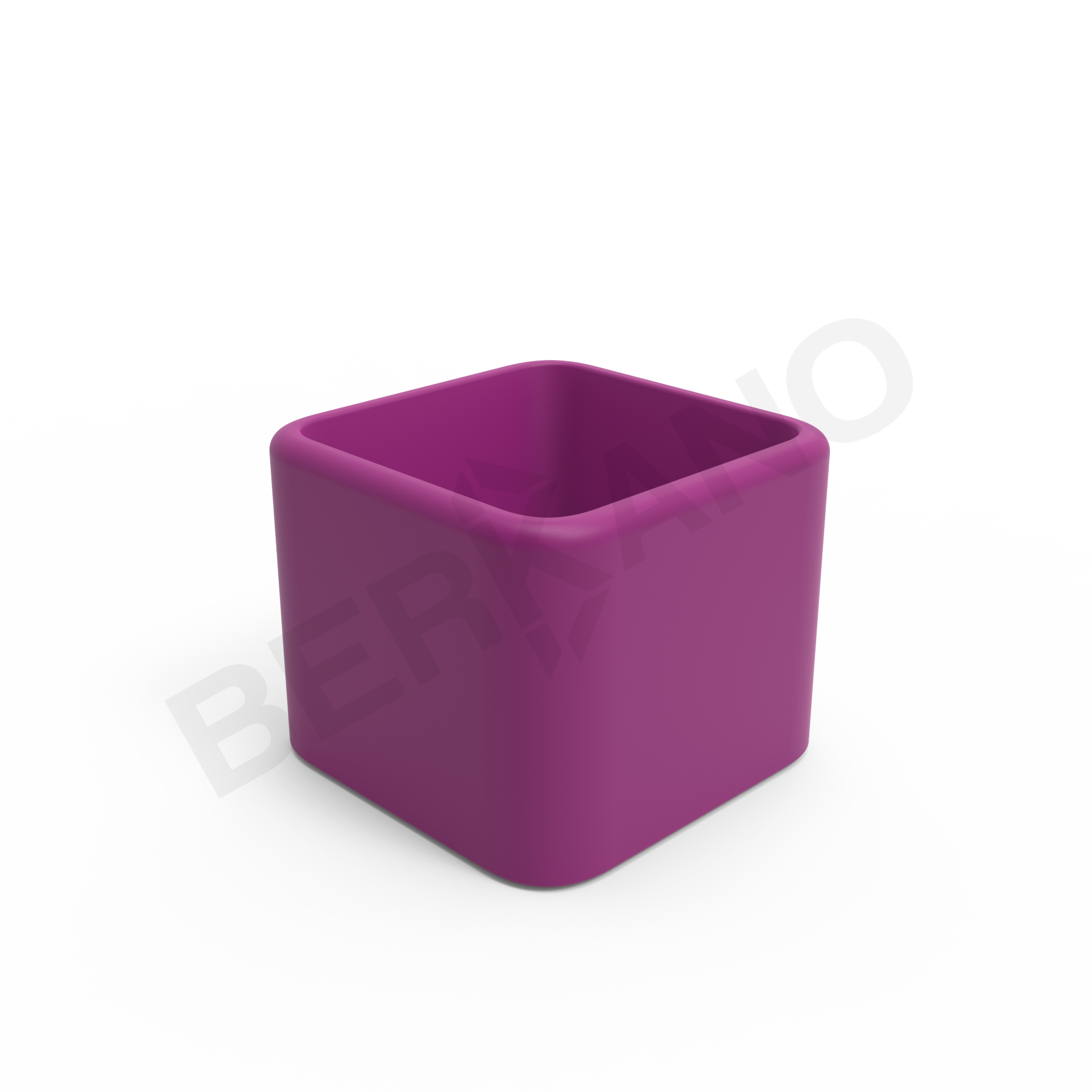 Кашпо Cubo 50 фиолетового цвета - фото 4