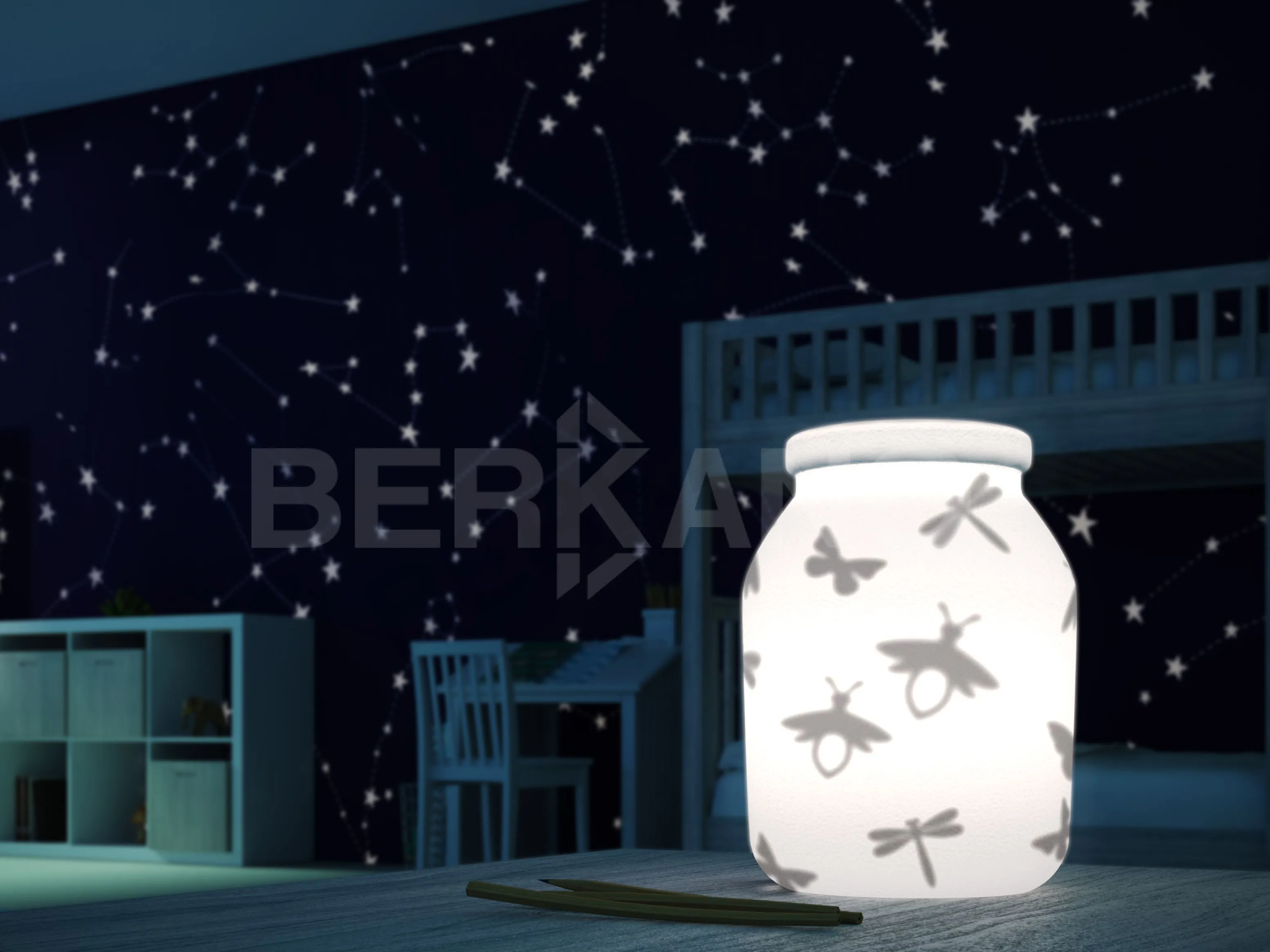Светильник Fireflies с RGB подсветкой - фото 1