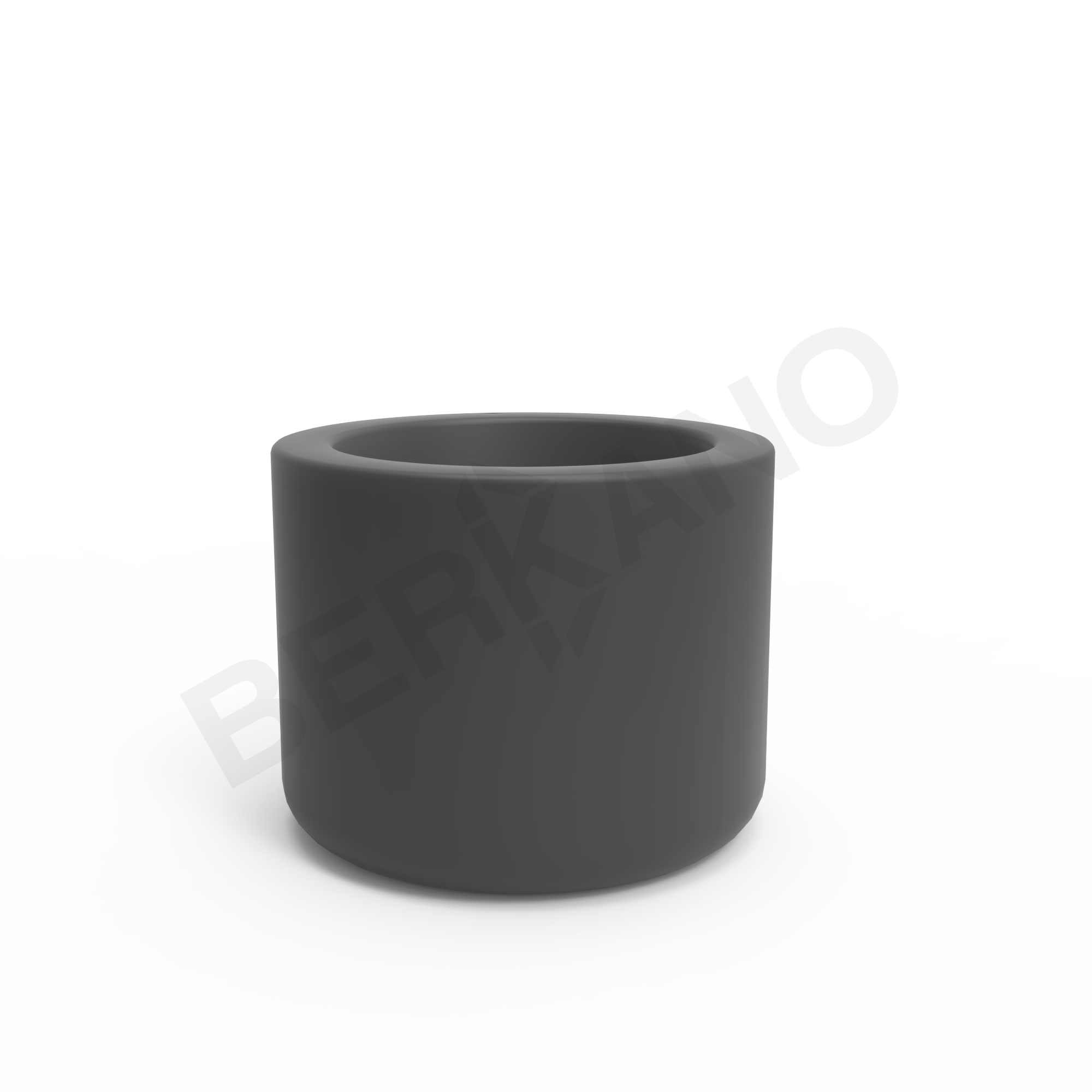 Кашпо Smoov Planter Mini Cylinder 30 DB графитового цвета - фото 5