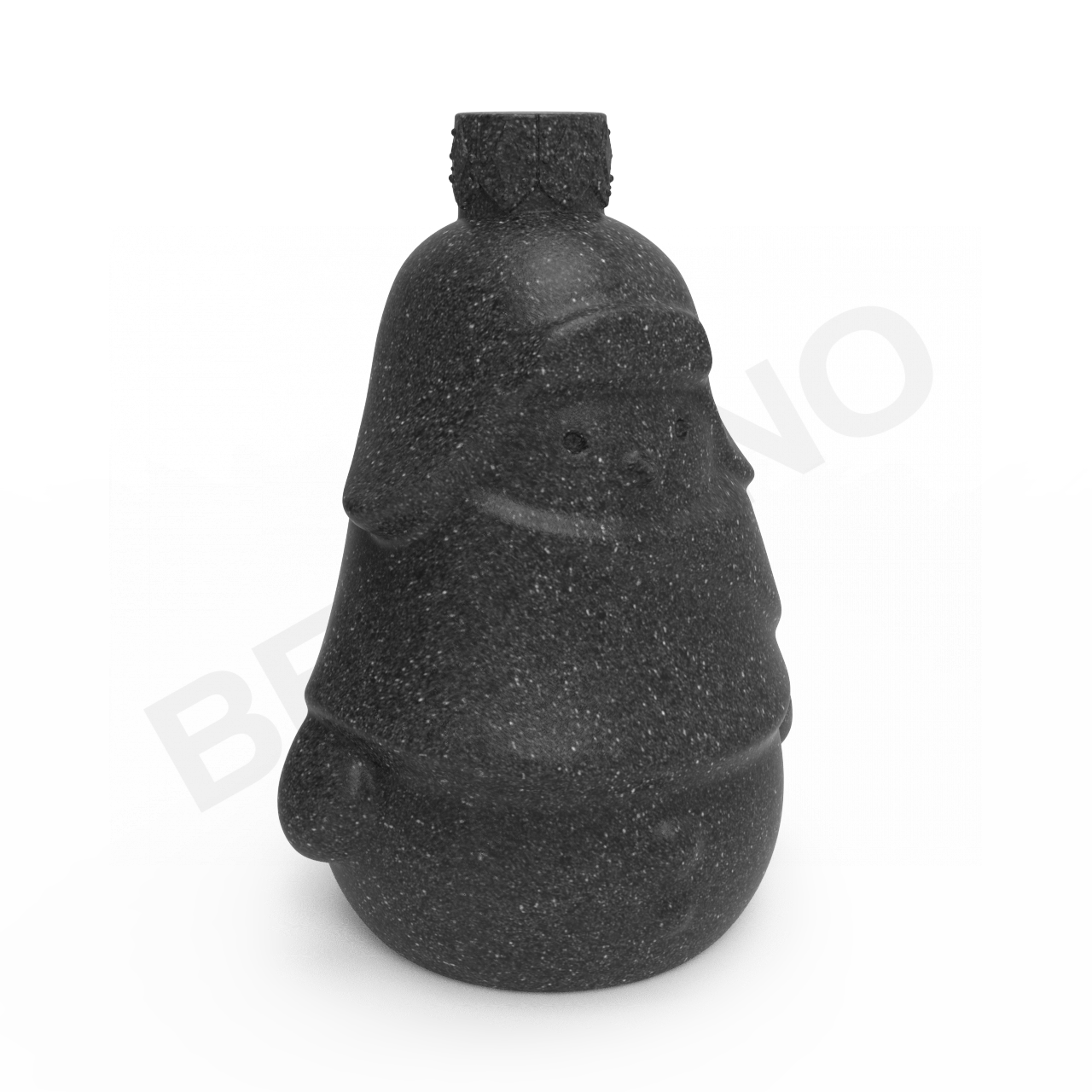 Праздничное украшение SNOWMAN TOY цвета черный гранит - фото 4