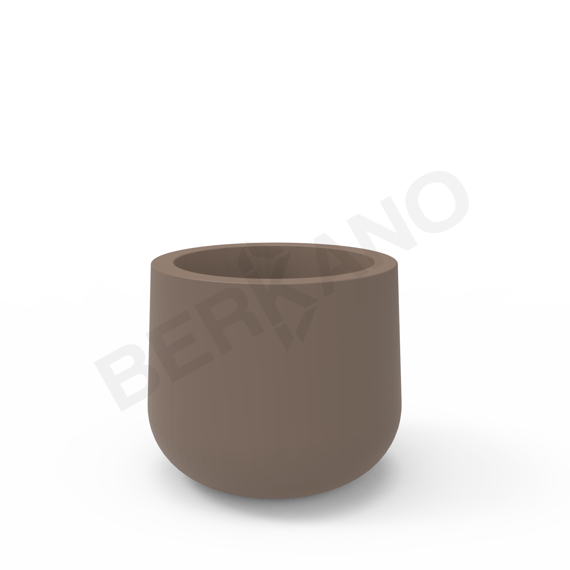 Кашпо Grace planter 45 кофейного цвета - фото 3