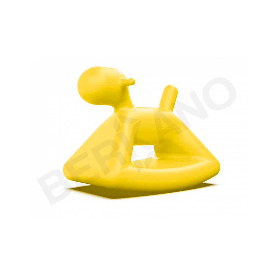 Собака-качалка Skippy 40 желтого цвета - фото 2