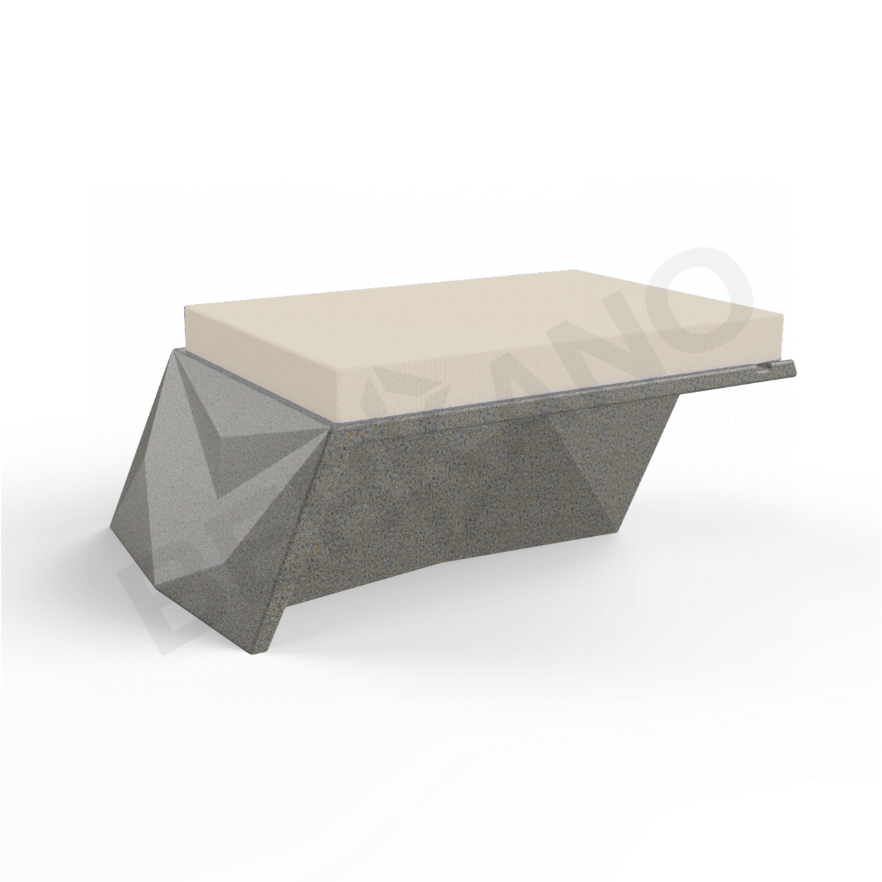 Угловой модуль Quaro с подушками Sand Granite / аксессуар бежевого цвета - фото 8