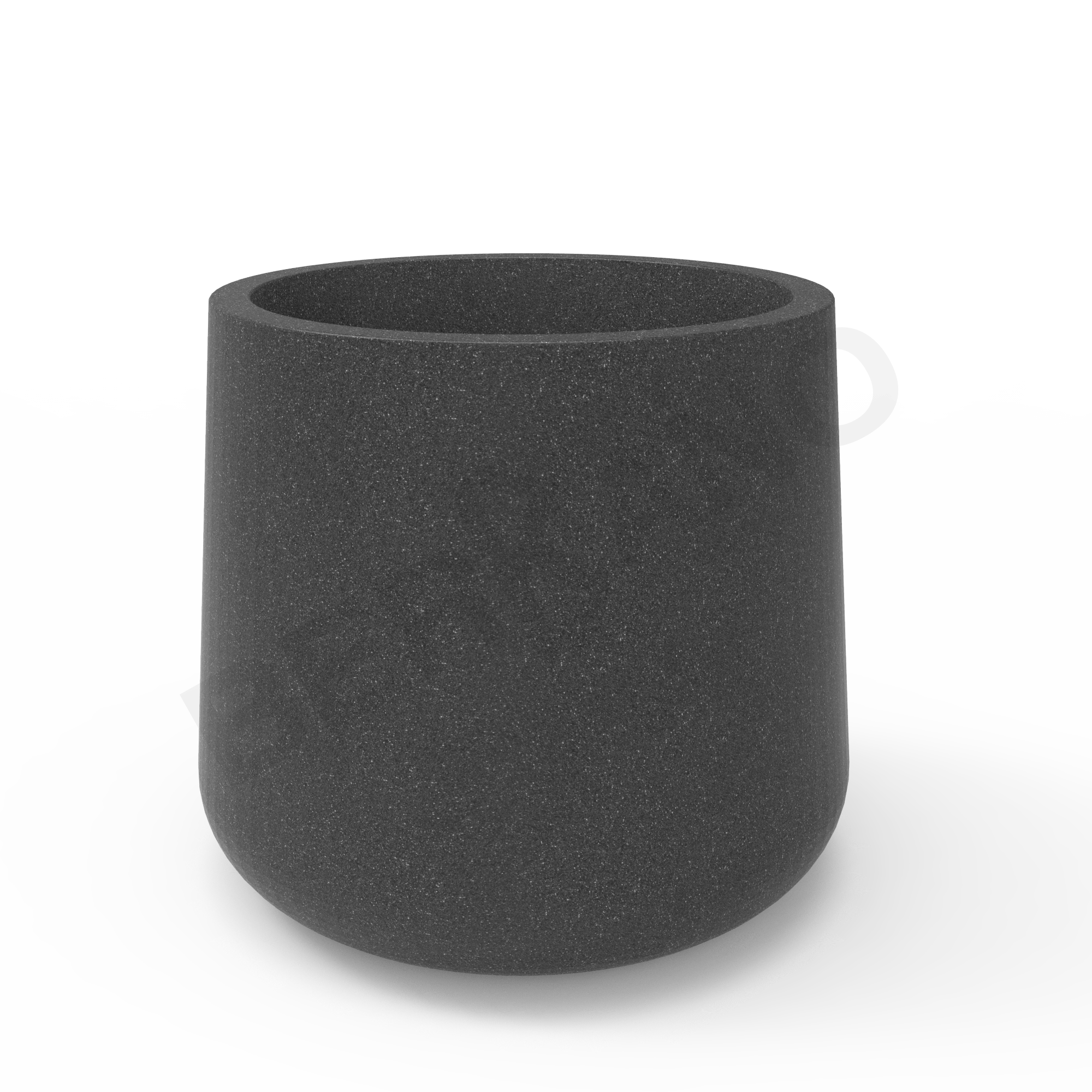 Кашпо Grace planter 110 DB цвета черный гранит  - фото 3