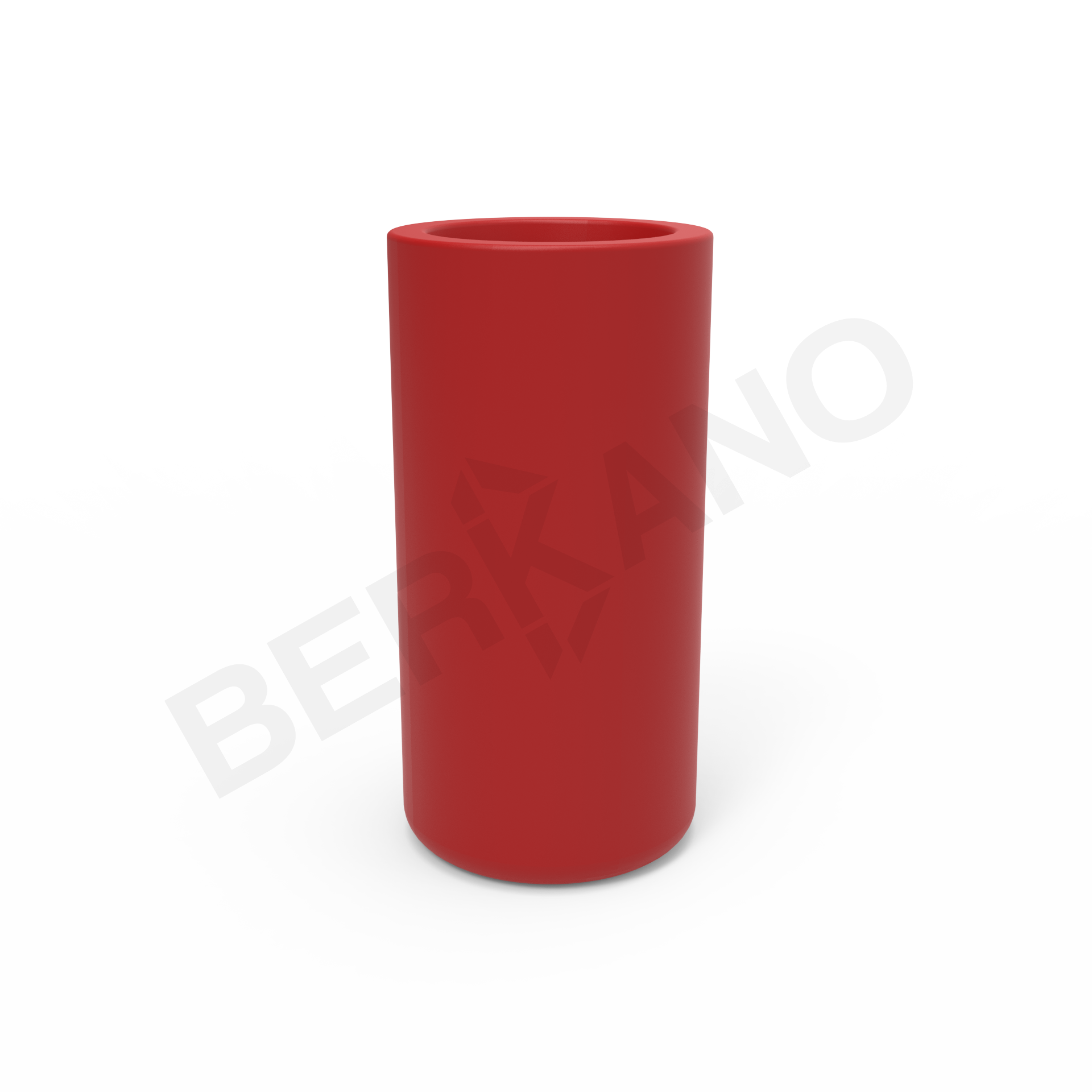 Кашпо Smoov Planter Cylinder DB красного цвета - фото 3