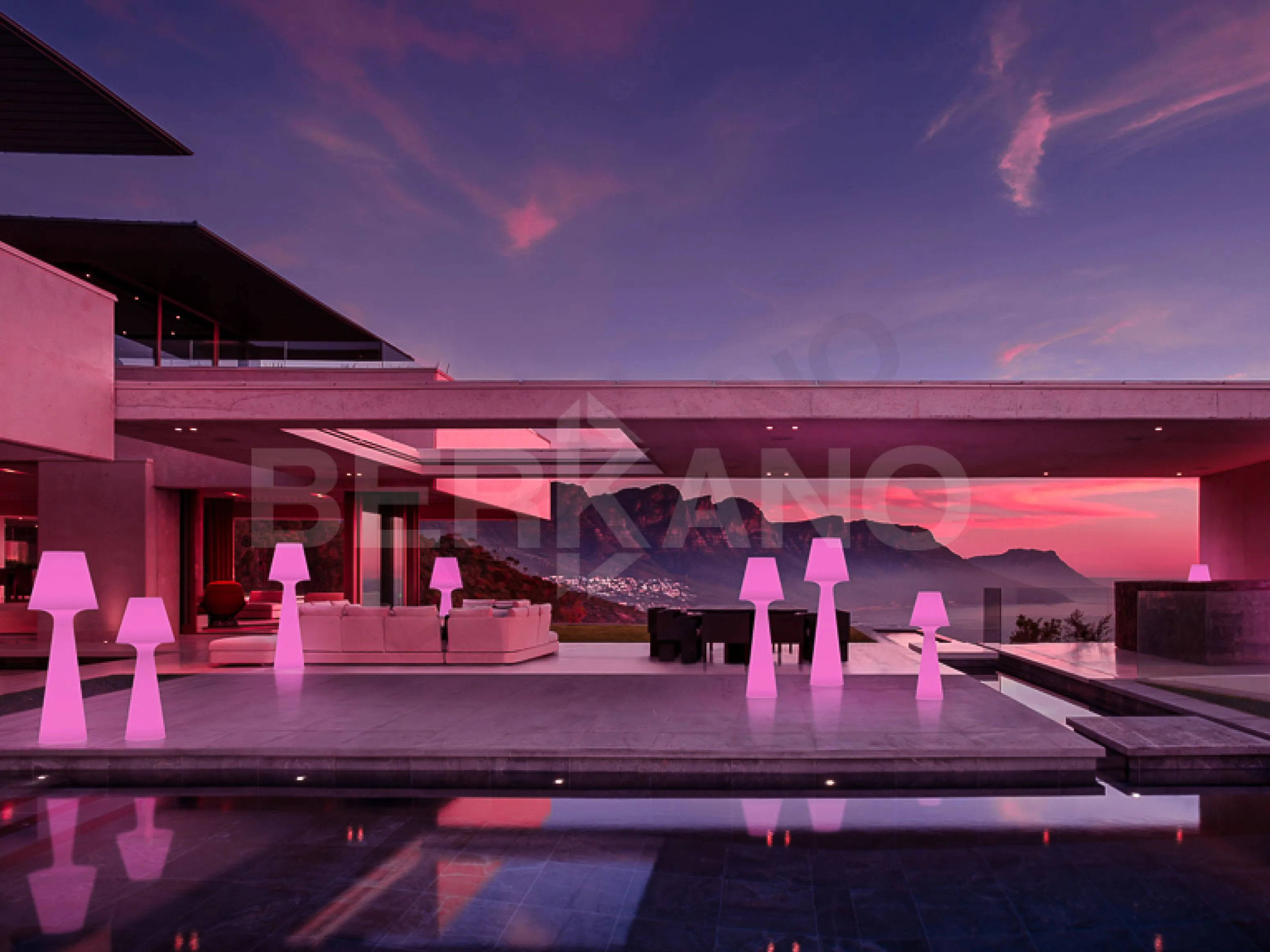 Светящийся торшер Nostalgie 130 белого цвета с подсветкой - фото 5