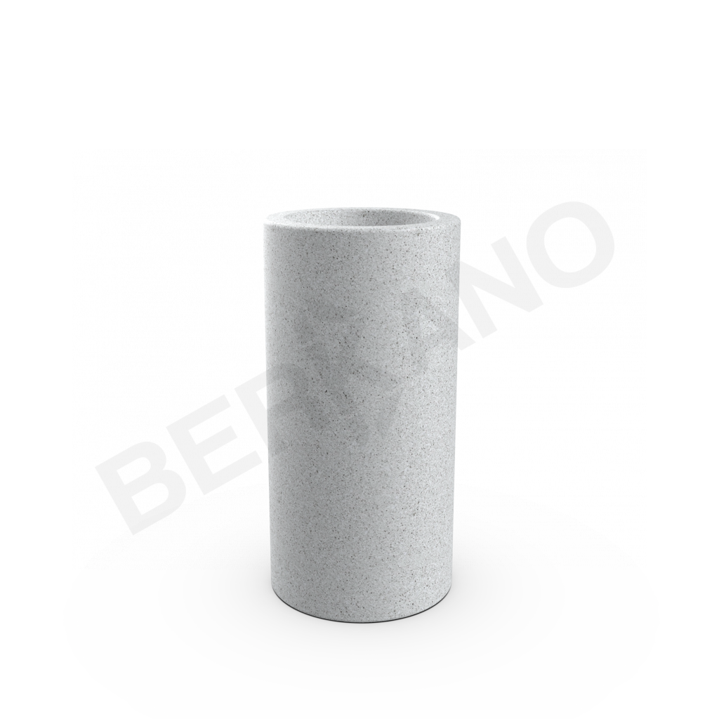 Кашпо Cilindro 60 DB цвета белый гранит - фото 3