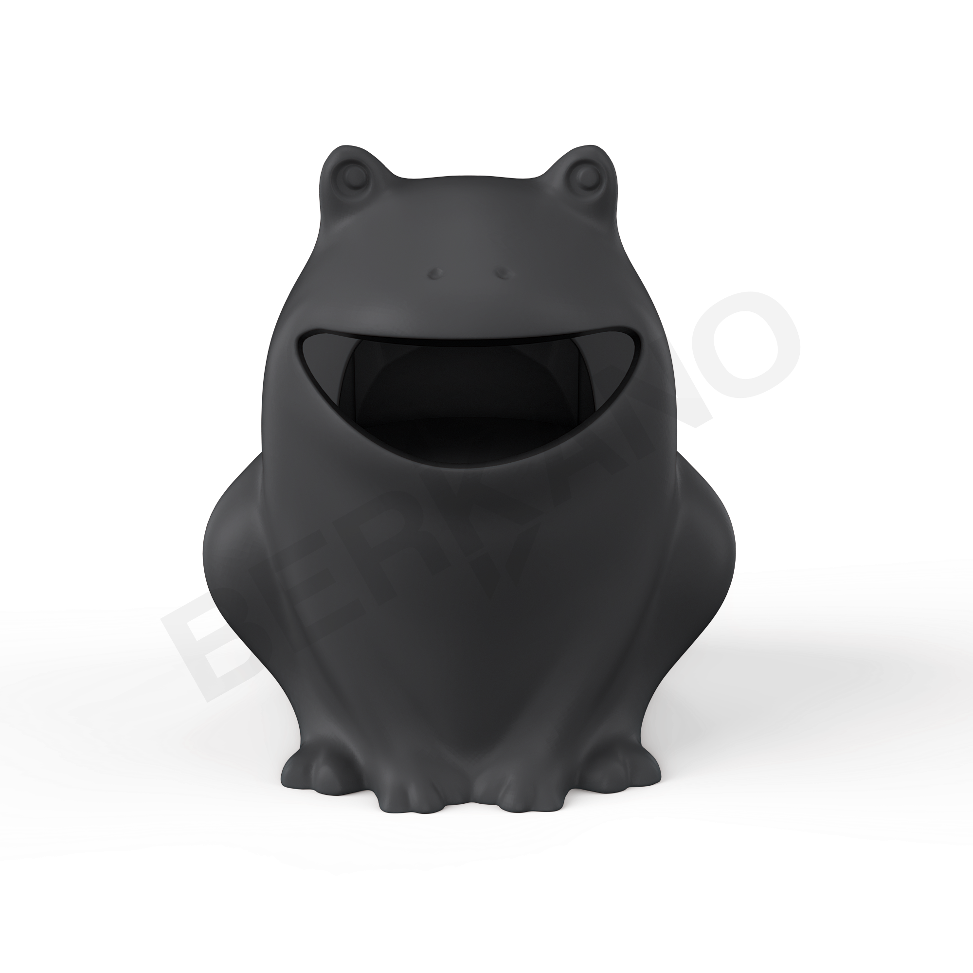 Урна детская BERKANO Frog графитового цвета - фото 2
