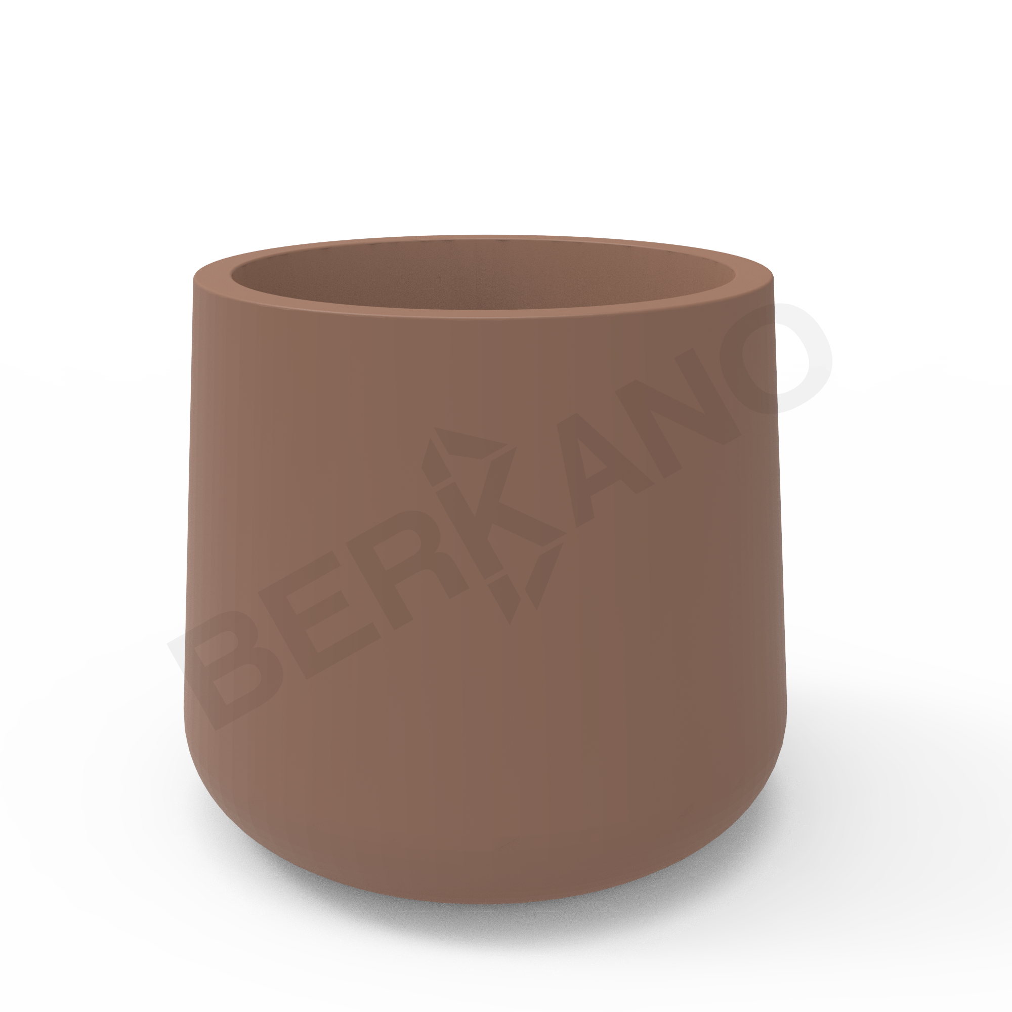 Кашпо Grace planter 110 коричневого цвета - фото 3