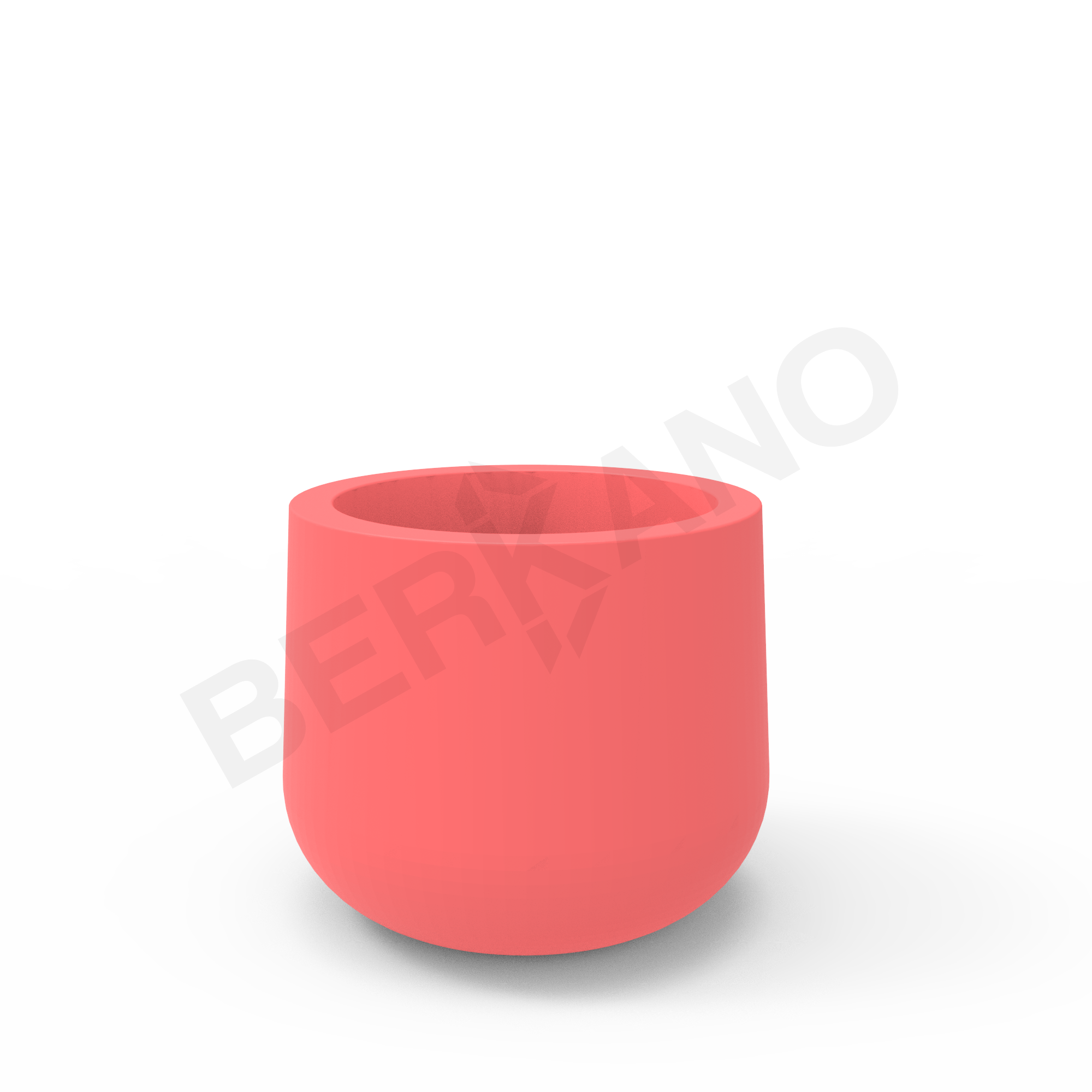 Кашпо Grace planter 45 DB красного цвета  - фото 3