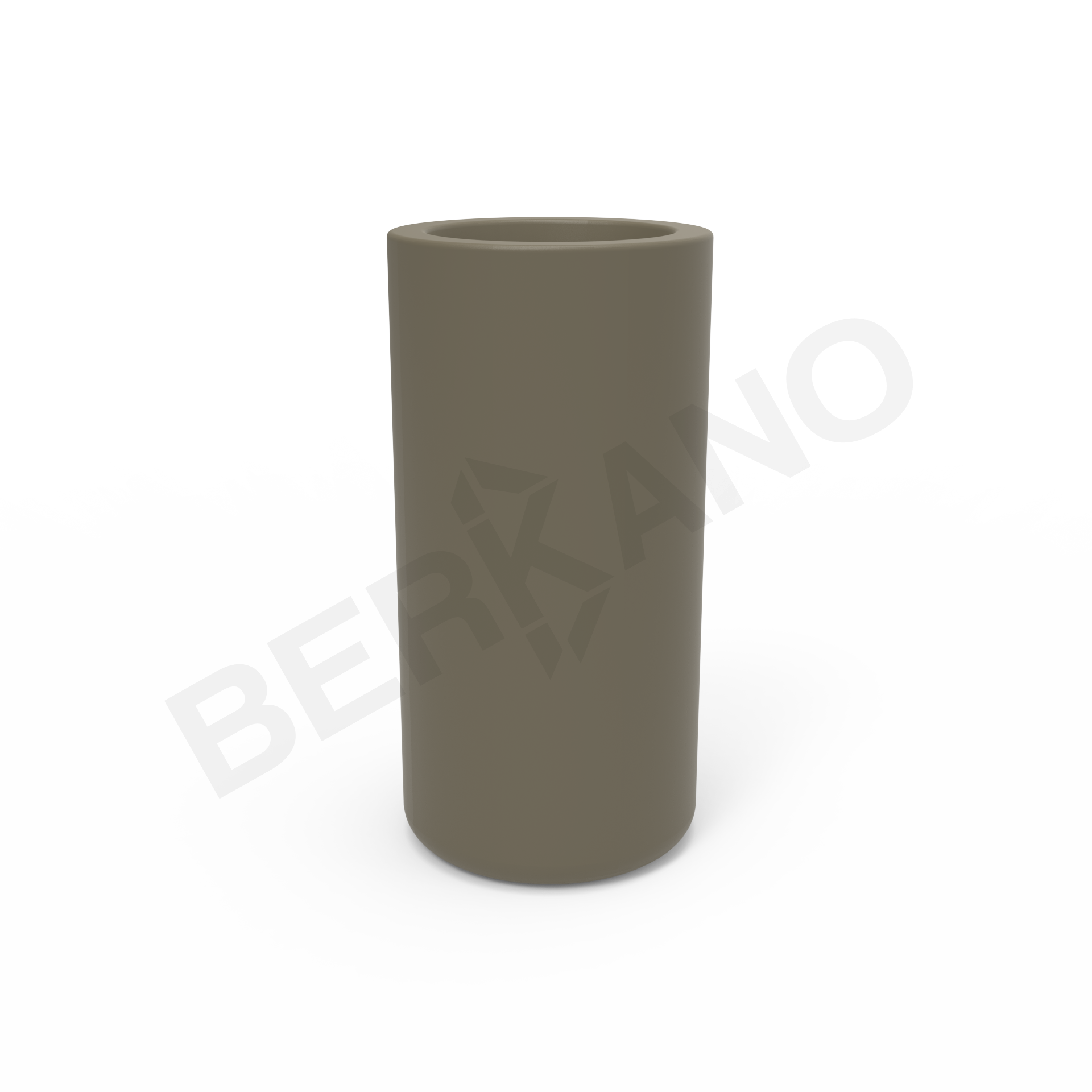 Кашпо Smoov Planter Cylinder DB кофейного цвета - фото 3