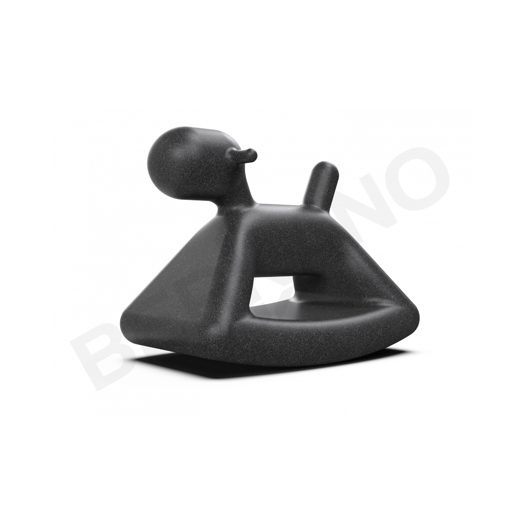 Собака-качалка Skippy 40 цвета черный гранит - фото 2