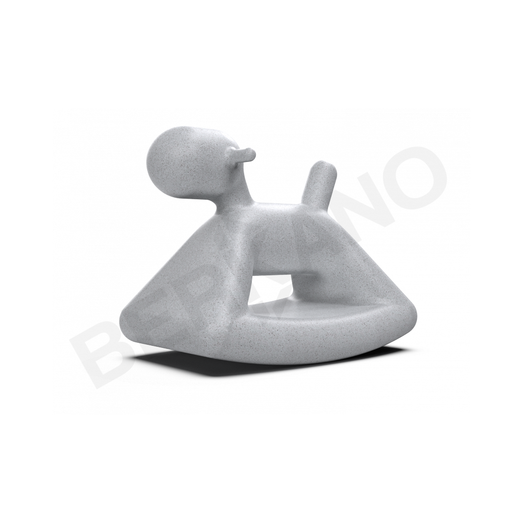 Собака-качалка Skippy 40 белого цвета Granite - фото 2