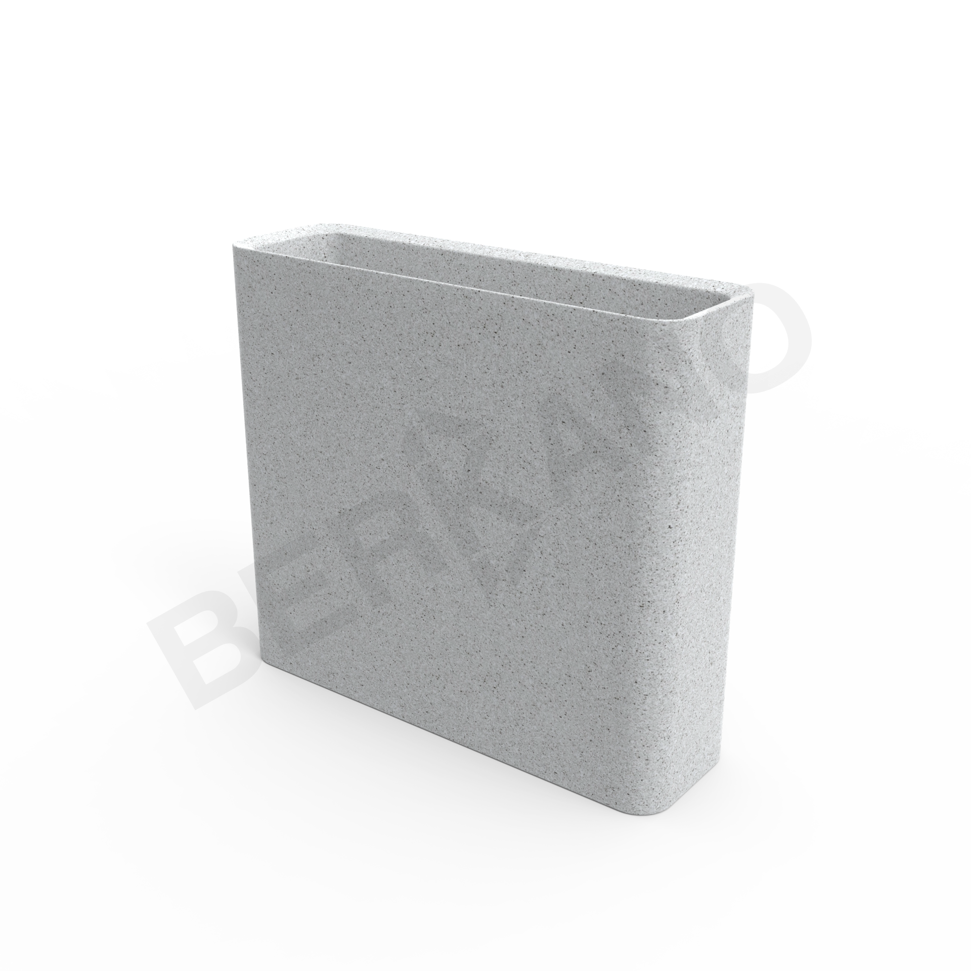 Кашпо Vittorio 80 DB белого цвета Granite - фото 9