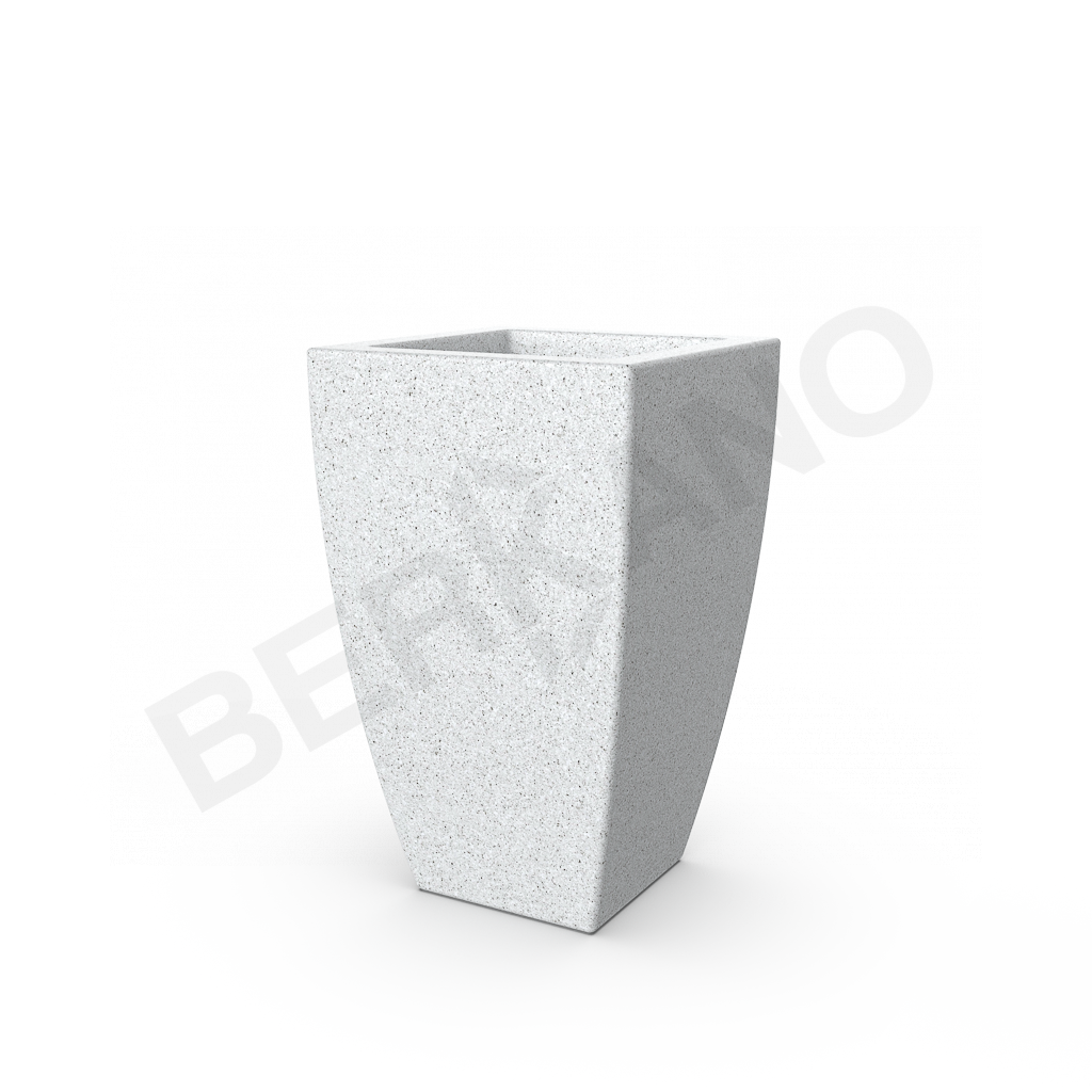 Кашпо Tenero 65 DB белого цвета Granite - фото 2