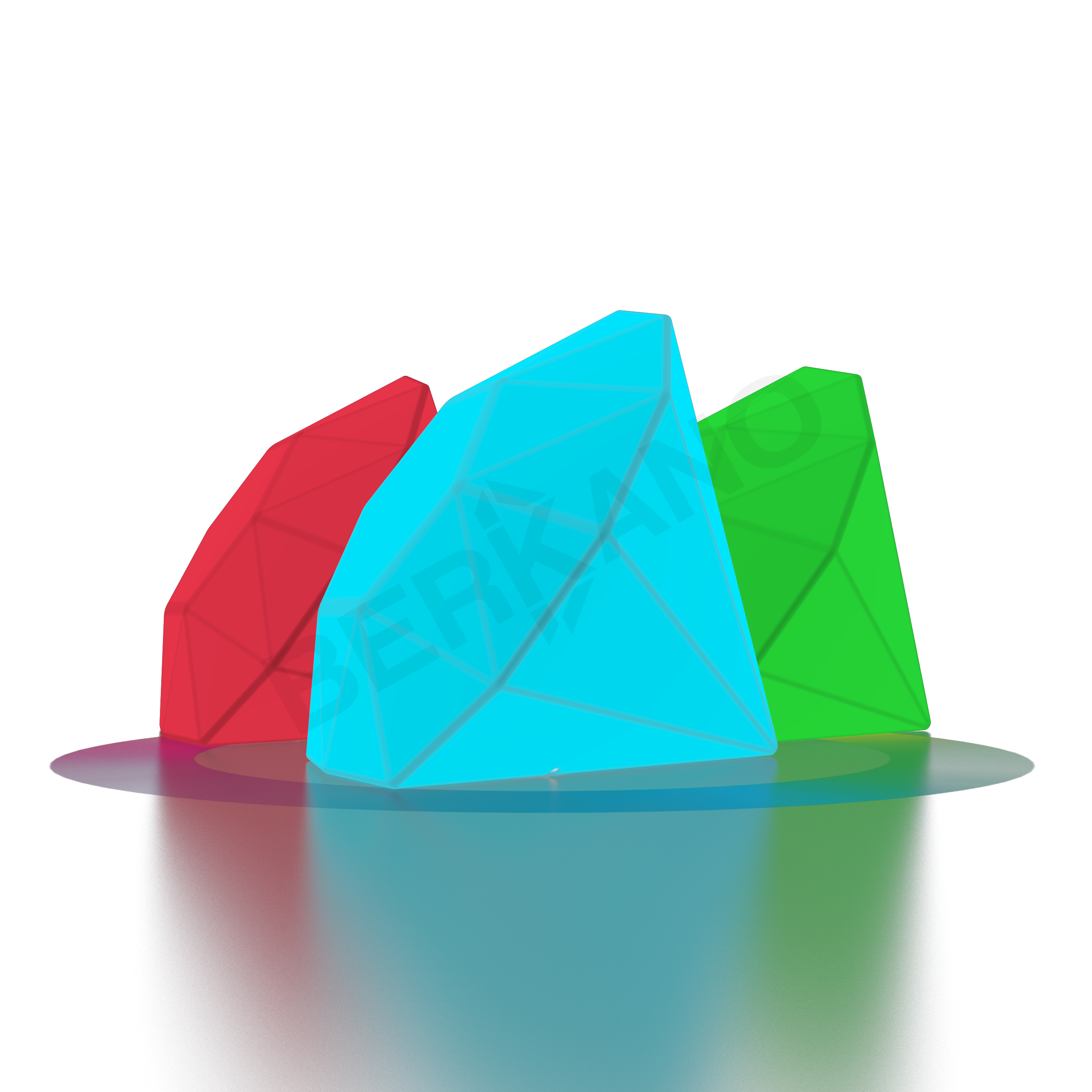 Светильник Diamond 53 белого цвета RGB - фото 1