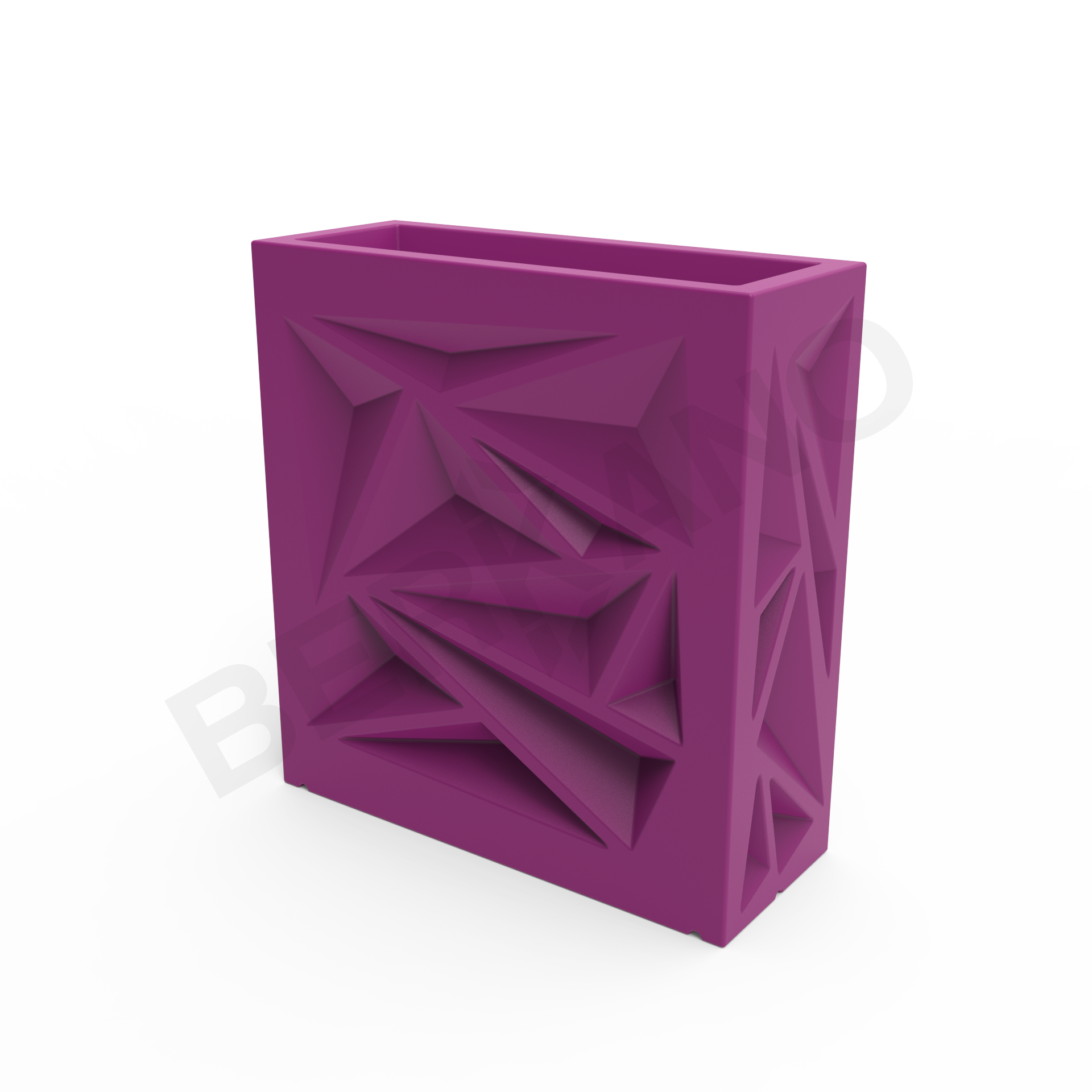 Кашпо Icelandic Square DB фиолетового цвета - фото 6