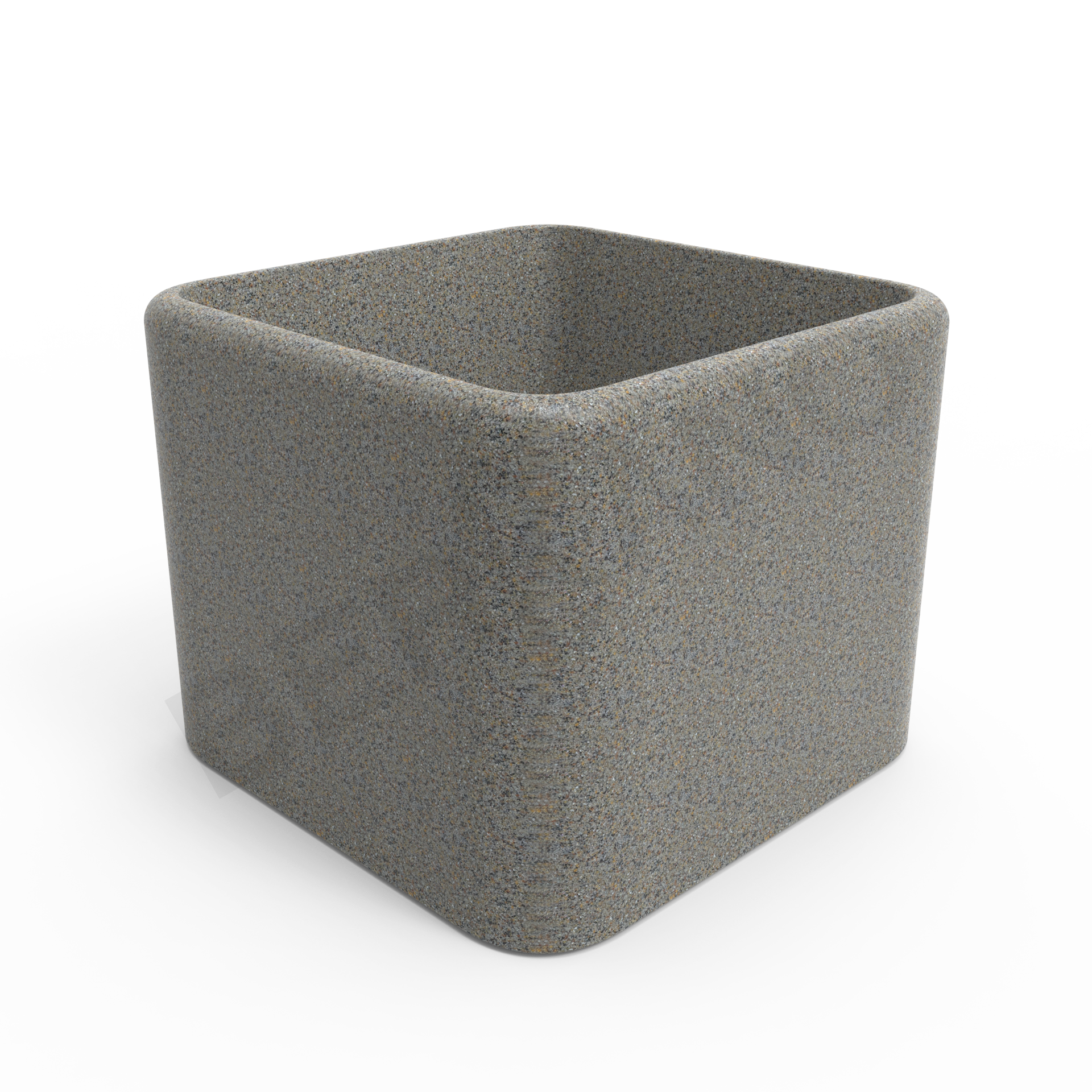 Кашпо Cubo 80 Sand Granite - фото 3