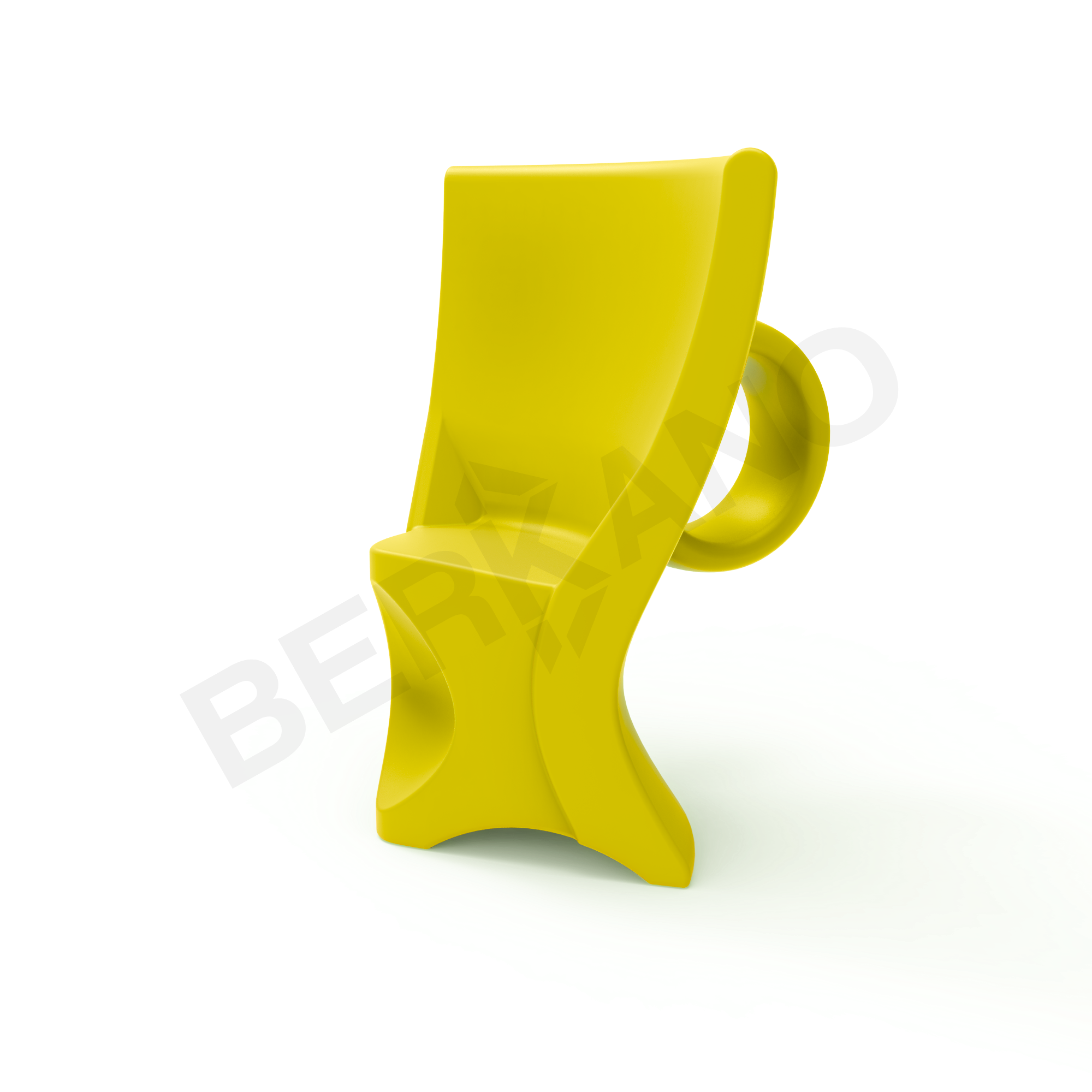 Стул с ручкой Coffee Yellow - фото 4