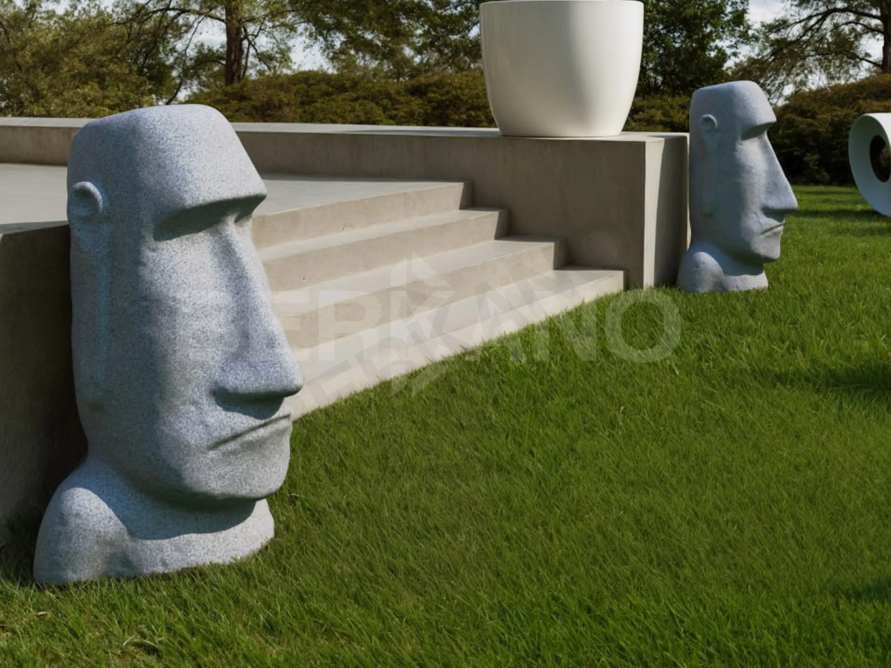 Фигура MOAI белого цвета - фото 1