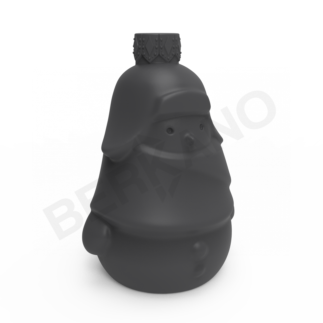 Праздничное украшение SNOWMAN TOY графитового цвета - фото 4