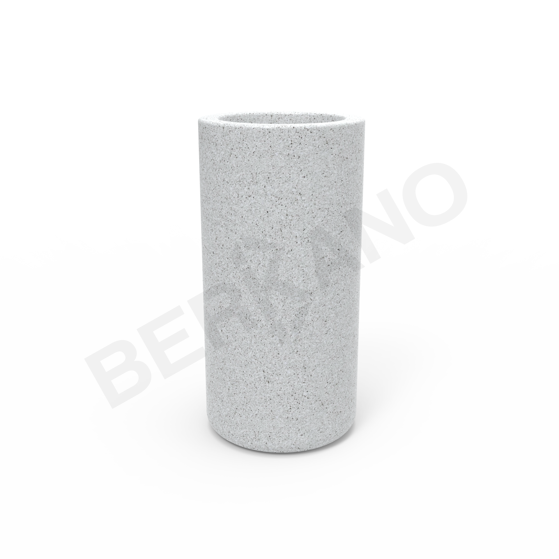 Кашпо Smoov Planter Cylinder DB белого цвета Granite - фото 6
