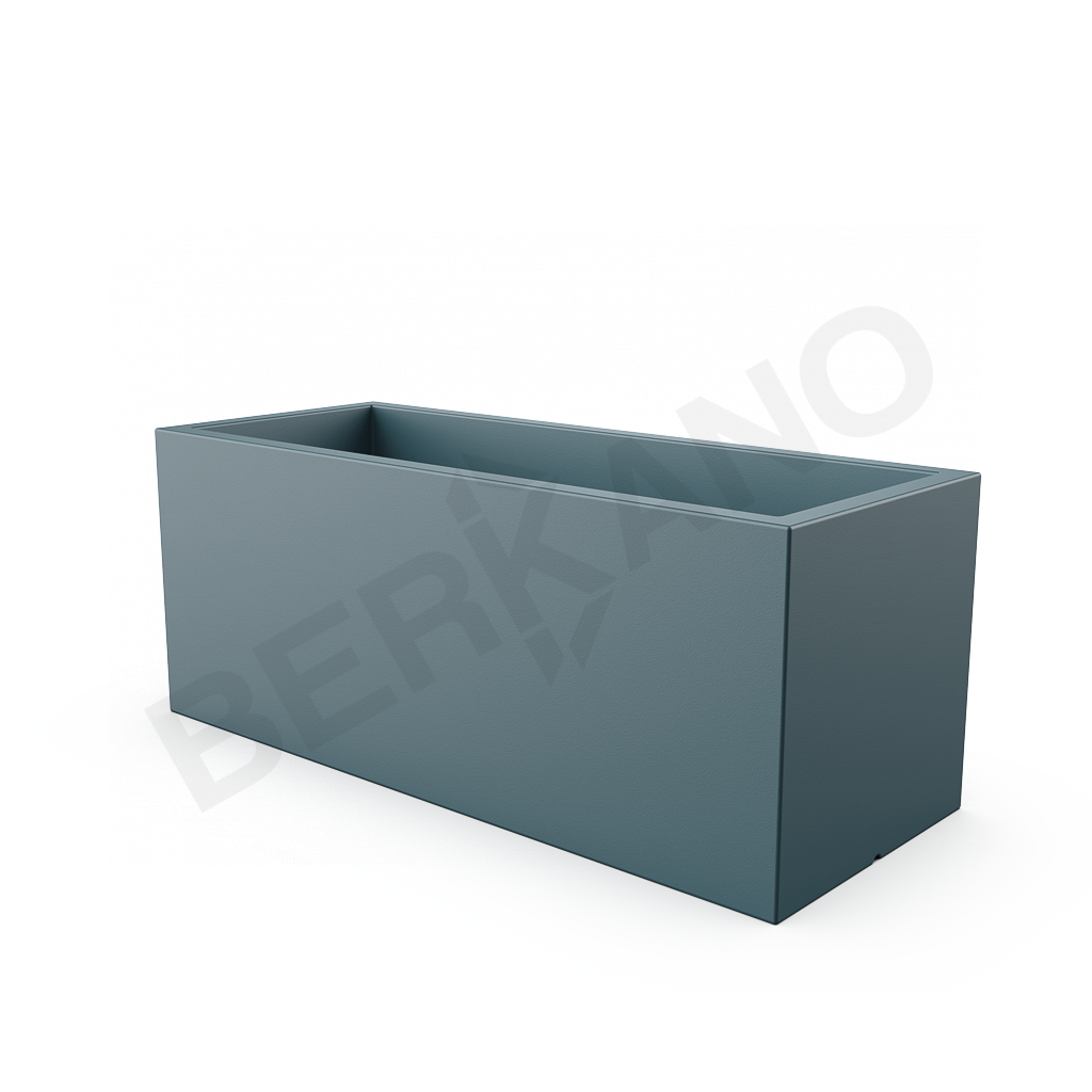 Кашпо Cubric 150*60 бирюзового цвета - фото 3