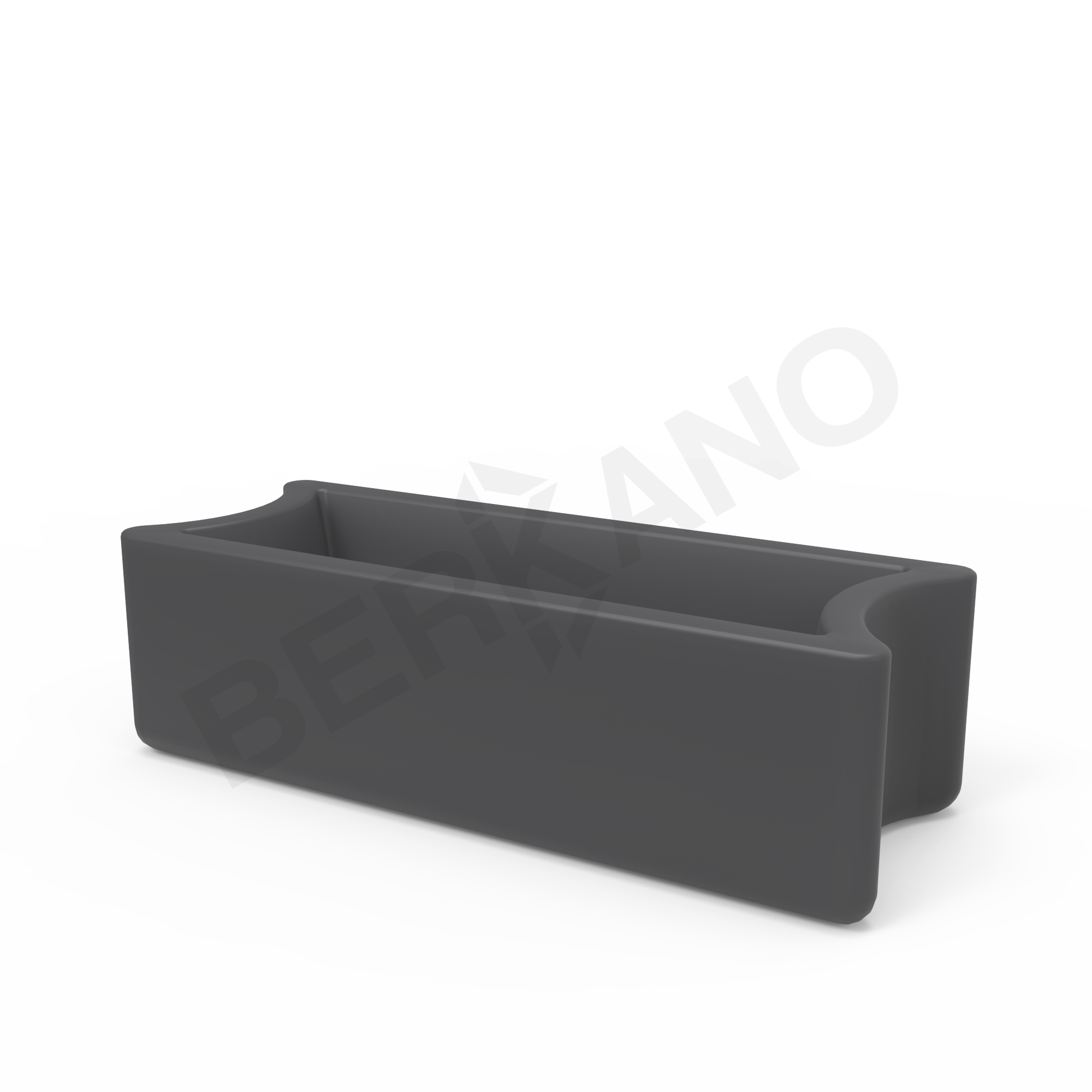 Кашпо Smoov Planter Mini Line 30 DB графитового цвета - фото 5