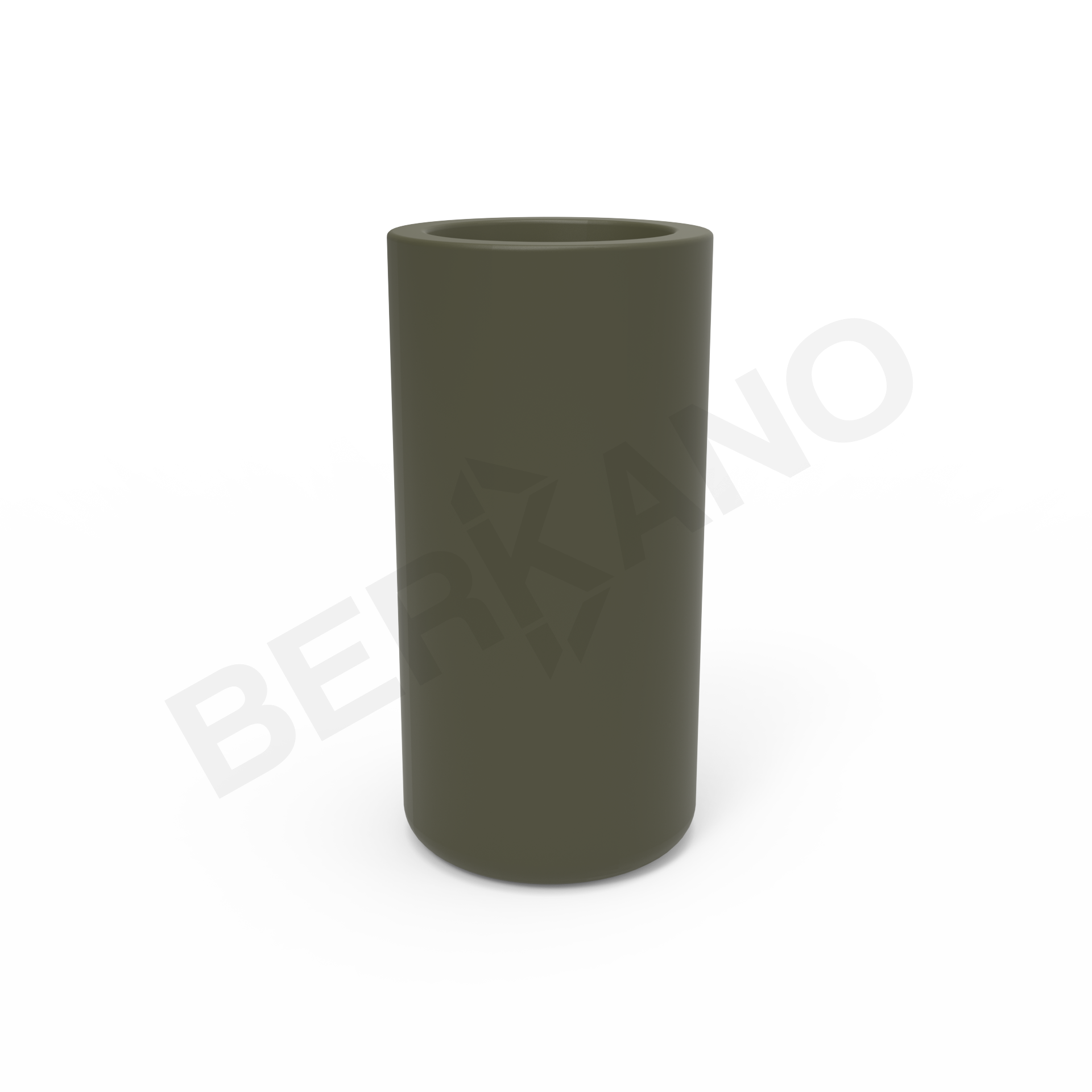 Кашпо Smoov Planter Cylinder DB темно-зеленого цвета - фото 3