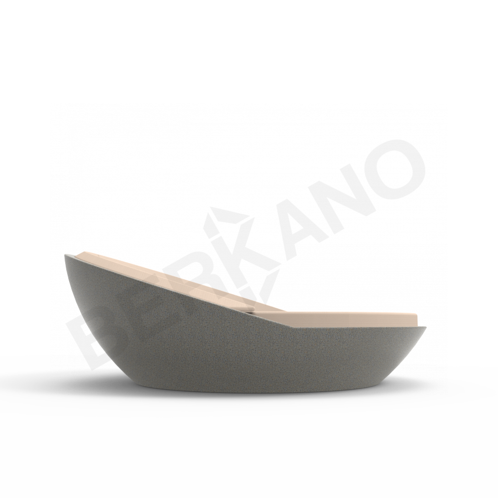 Шезлонг Riviera Sand Granite / аксессуар Milk - фото 8