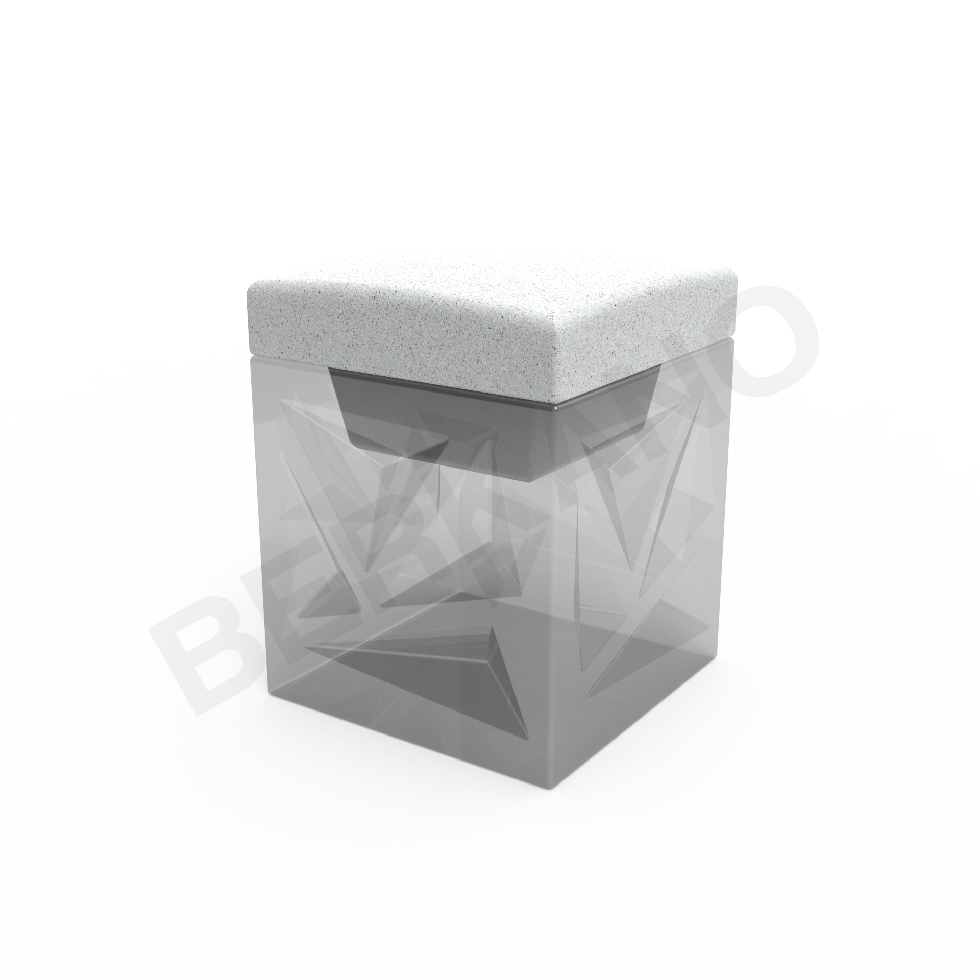 Сиденье для Icelandic Cube белого цвета Granite - фото 6