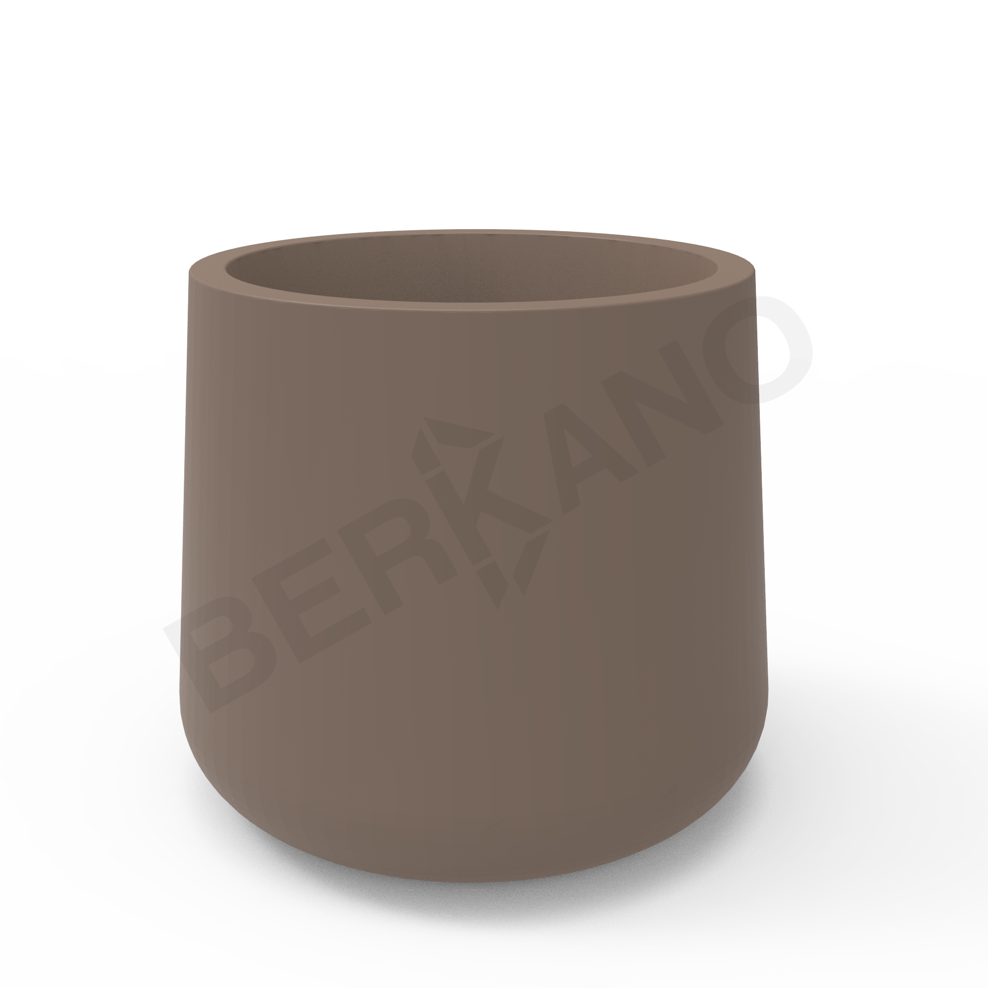 Кашпо Grace planter 110 кофейного цвета - фото 3