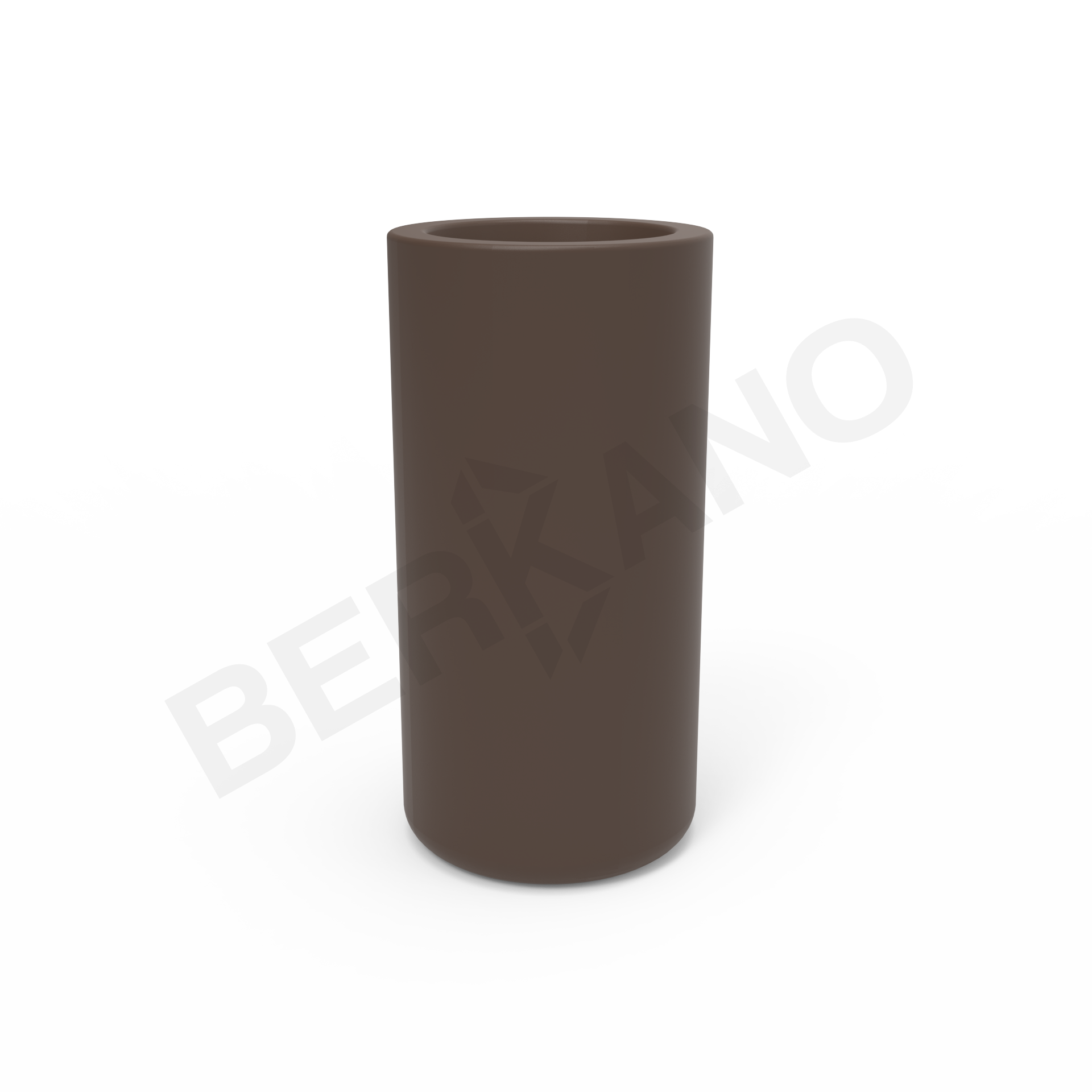 Кашпо Smoov Planter Cylinder DB коричневого цвета - фото 3