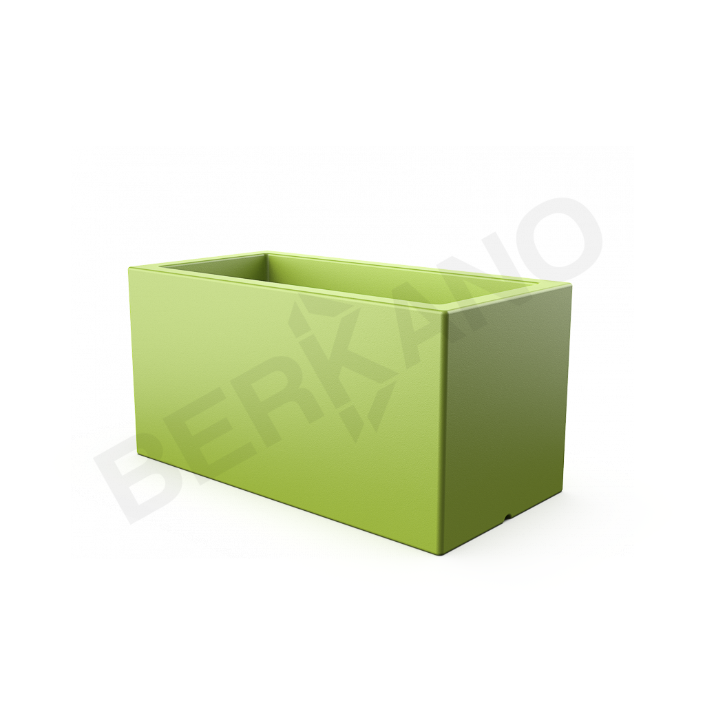Кашпо Cubric 80*40 зеленого цвета - фото 3
