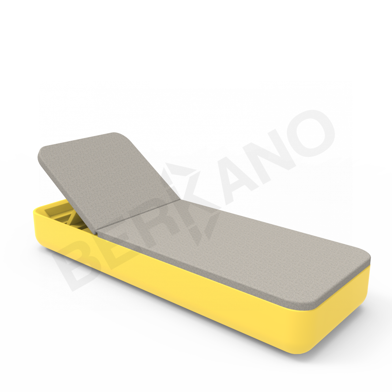Шезлонг Grace Yellow / аксессуар Light grey - фото 13