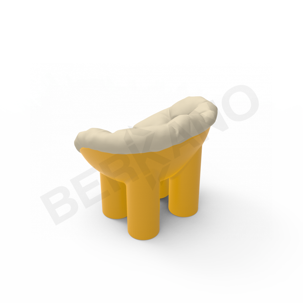 Кресло SLON Kids Yellow / аксессуар бежевого цвета  - фото 6