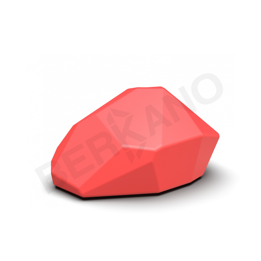 Светильник Polystone 45 красного цвета - фото 2
