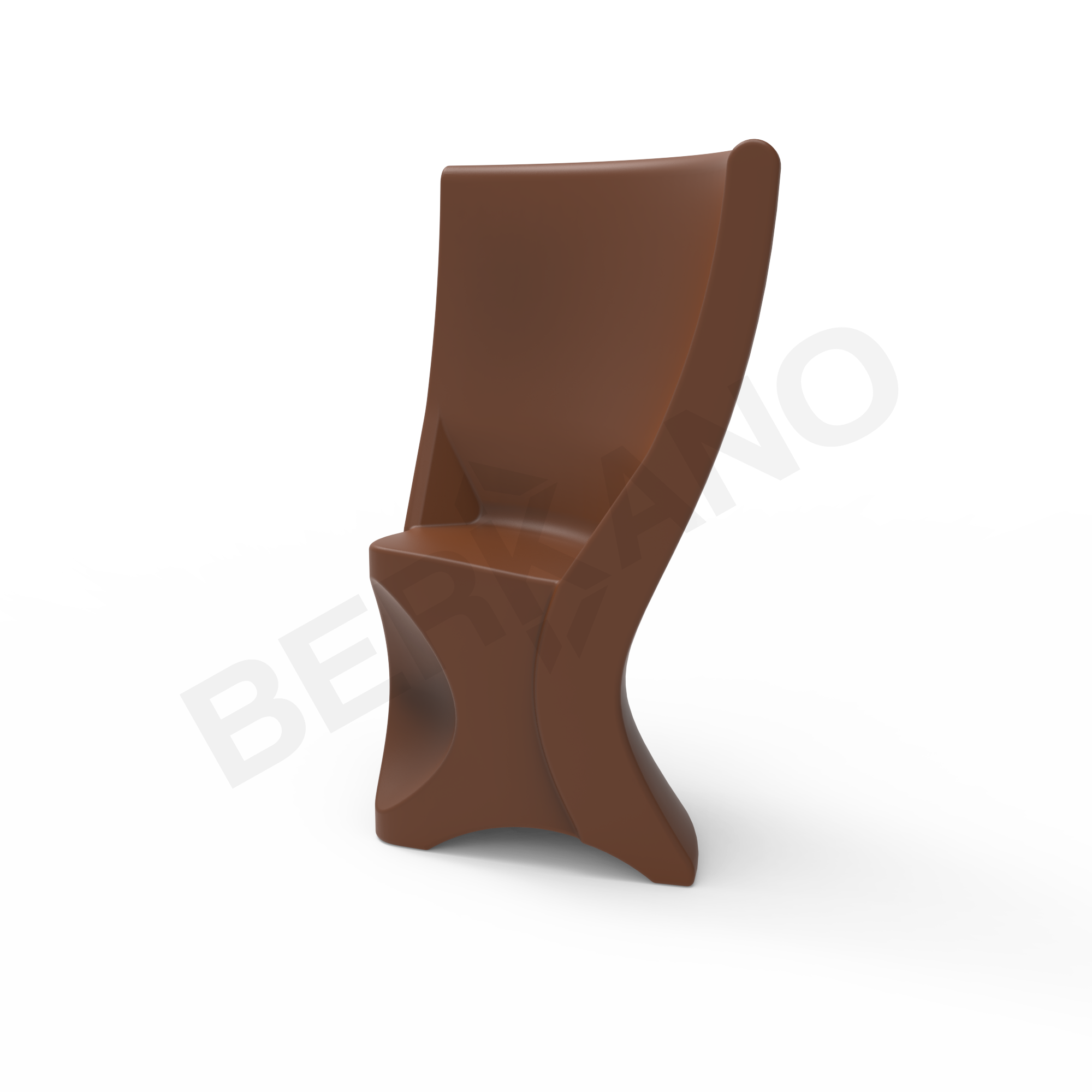 Стул Coffee коричневого цвета - фото 4