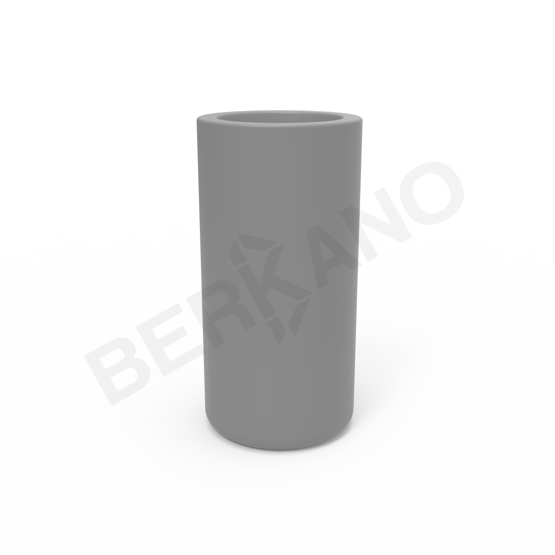 Кашпо Smoov Planter Cylinder DB серого цвета - фото 3