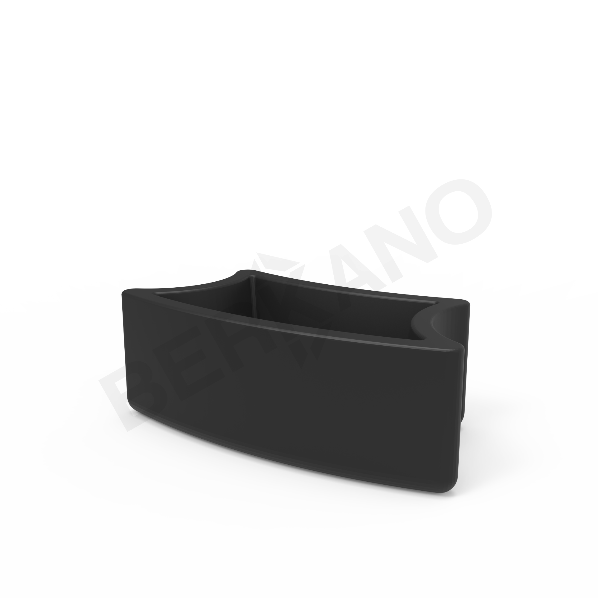 Кашпо Smoov Planter Mini Arc 30 DB черного цвета  - фото 5