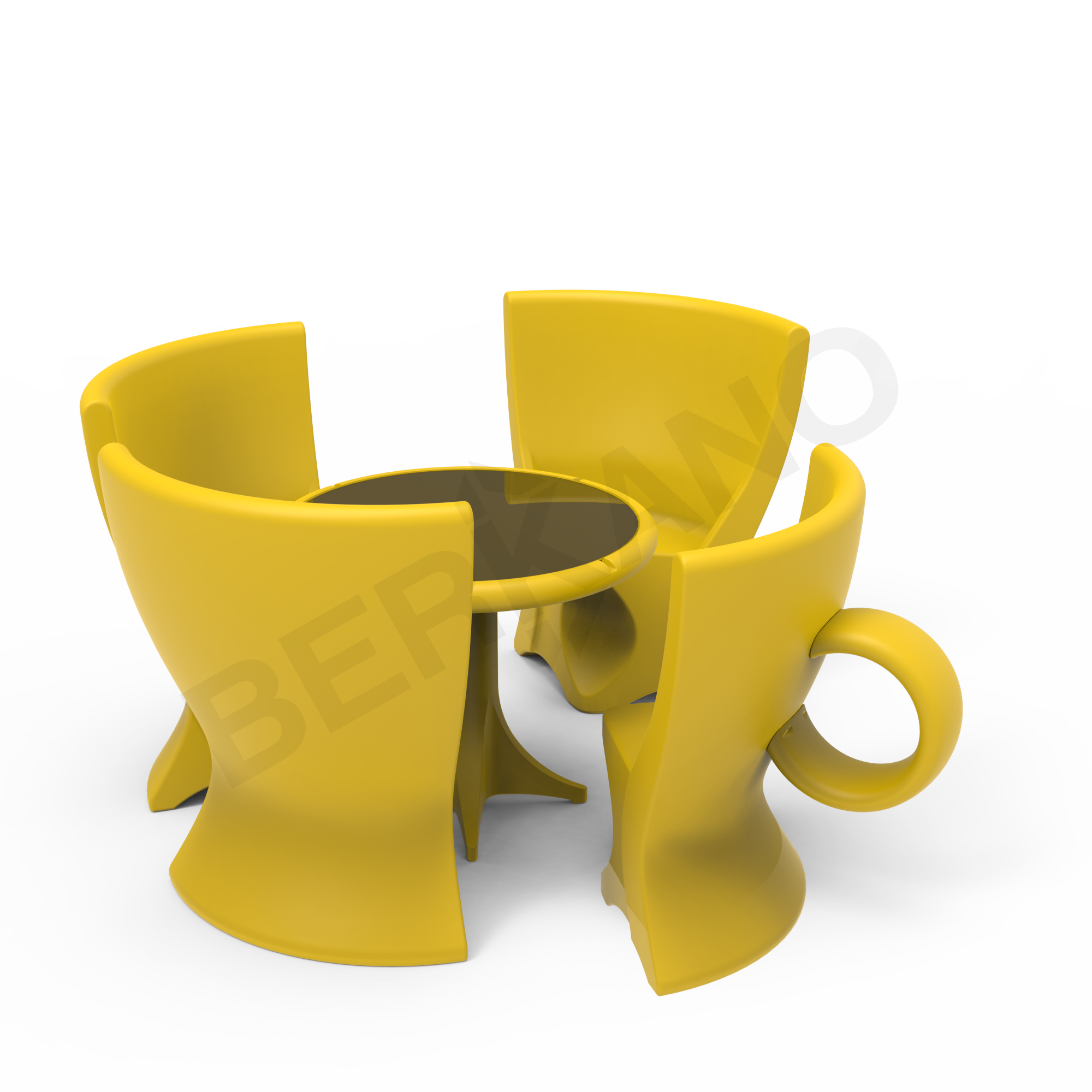 Стул Coffee Yellow - фото 3