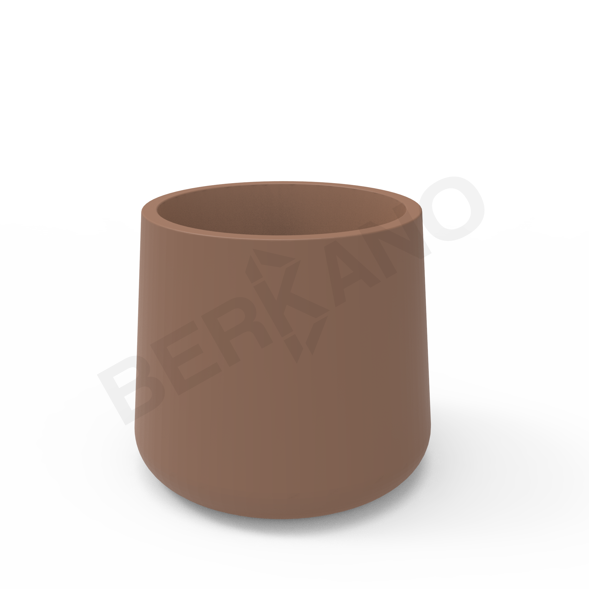 Кашпо Grace planter 90 DB коричневого цвета  - фото 3