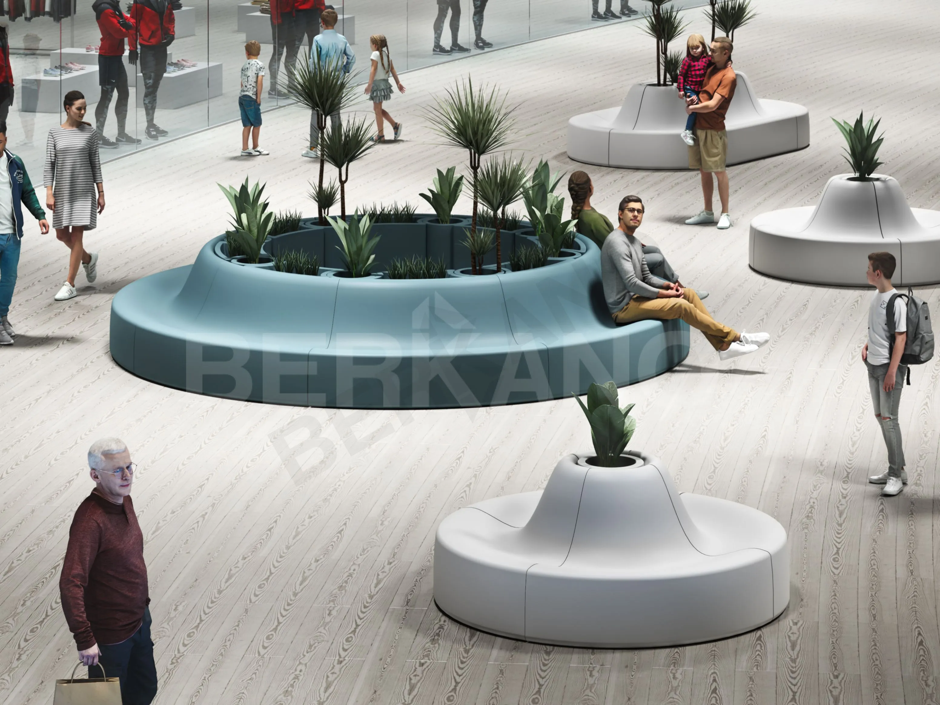 Диван Smoov Right оранжевого цвета - фото 4