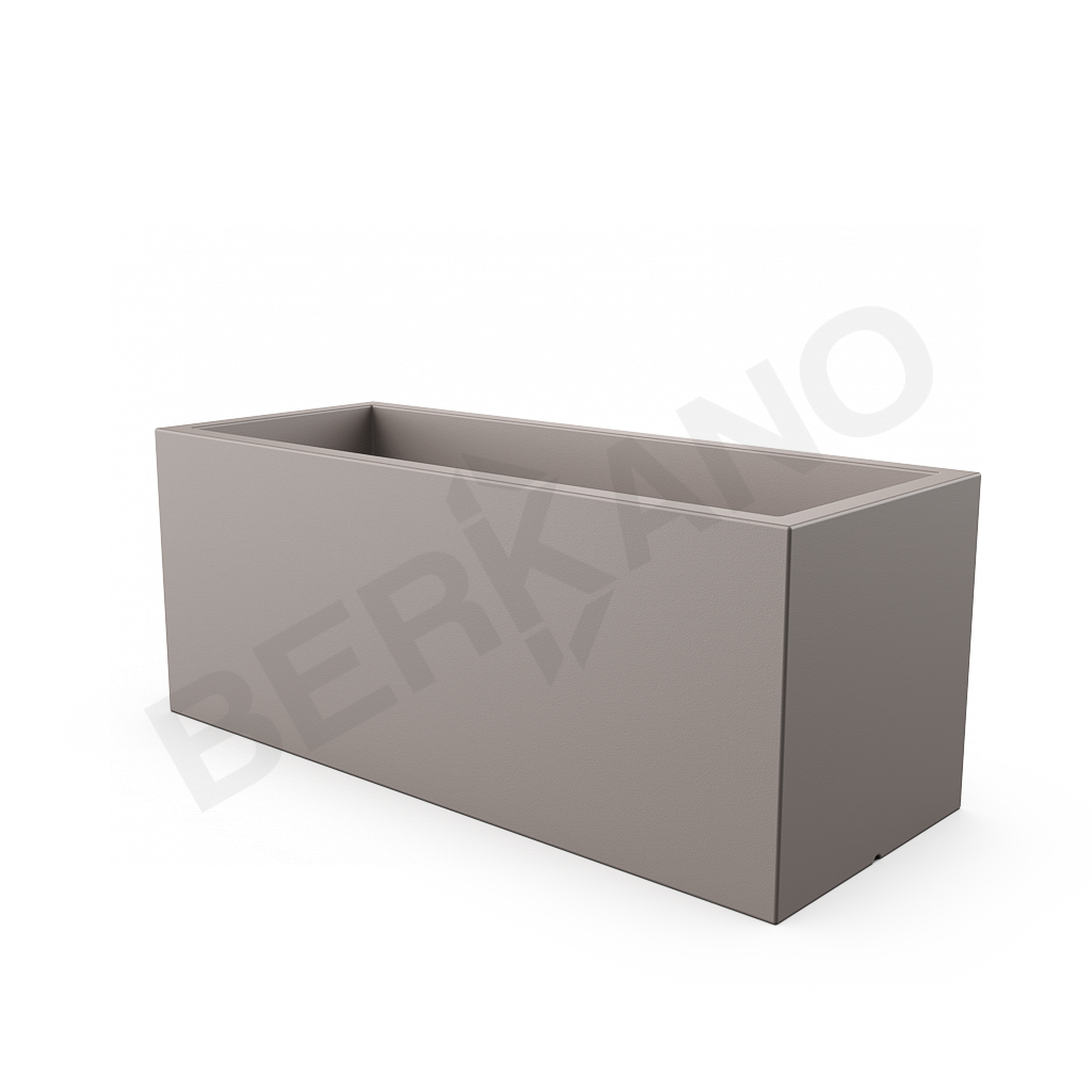 Кашпо Cubric 150*60 кофейного цвета - фото 3