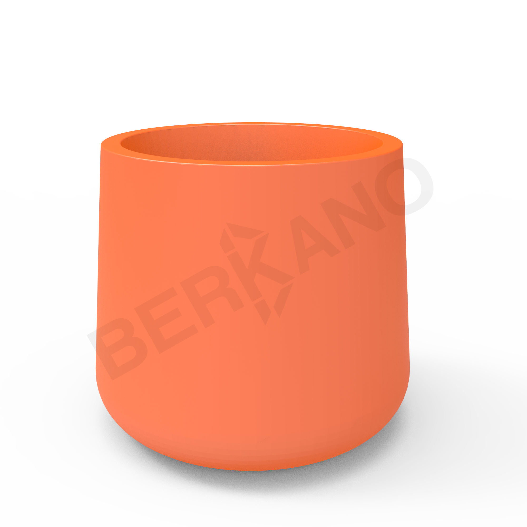 Кашпо Grace planter 110 DB оранжевого цвета  - фото 3