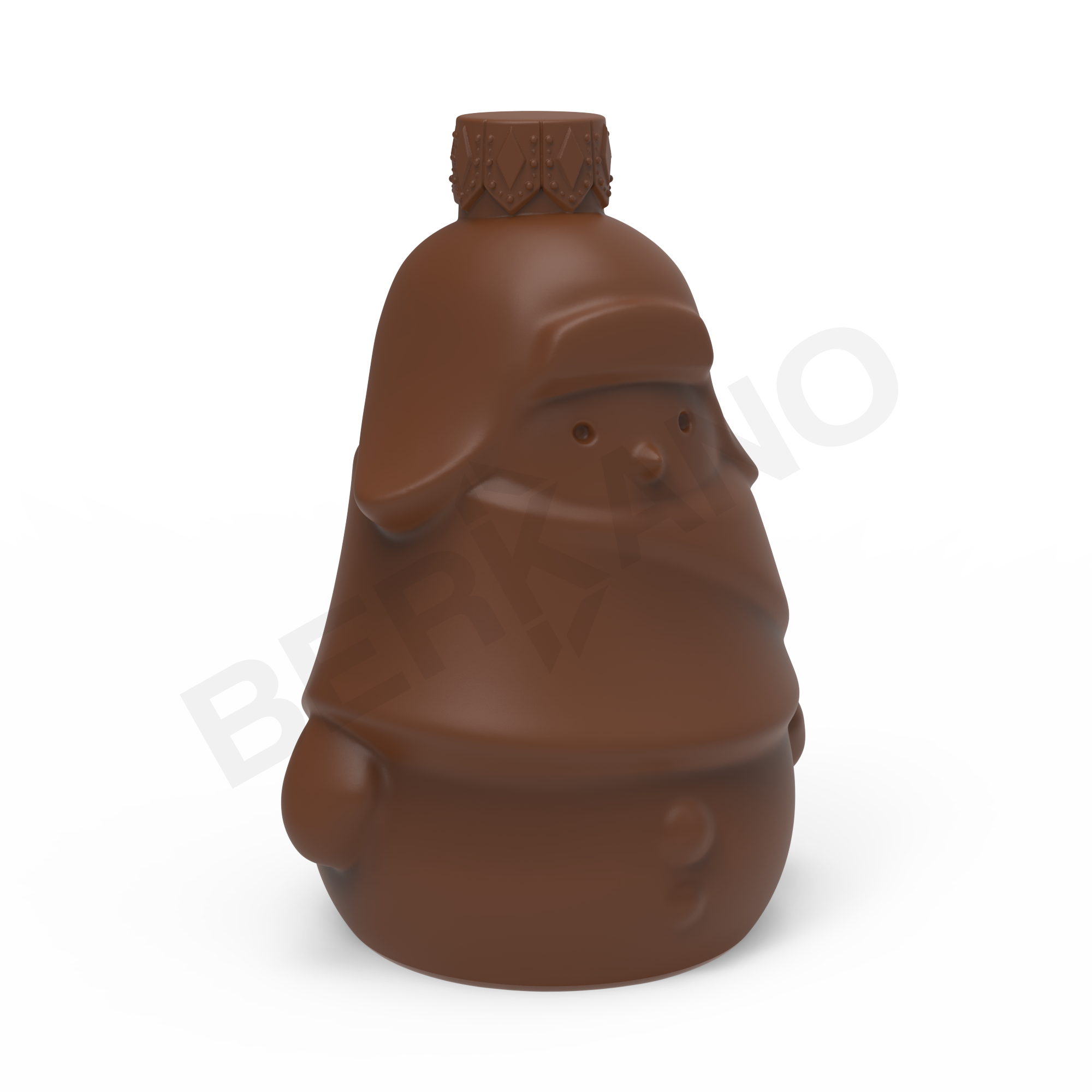 Праздничное украшение SNOWMAN TOY коричневого цвета - фото 6