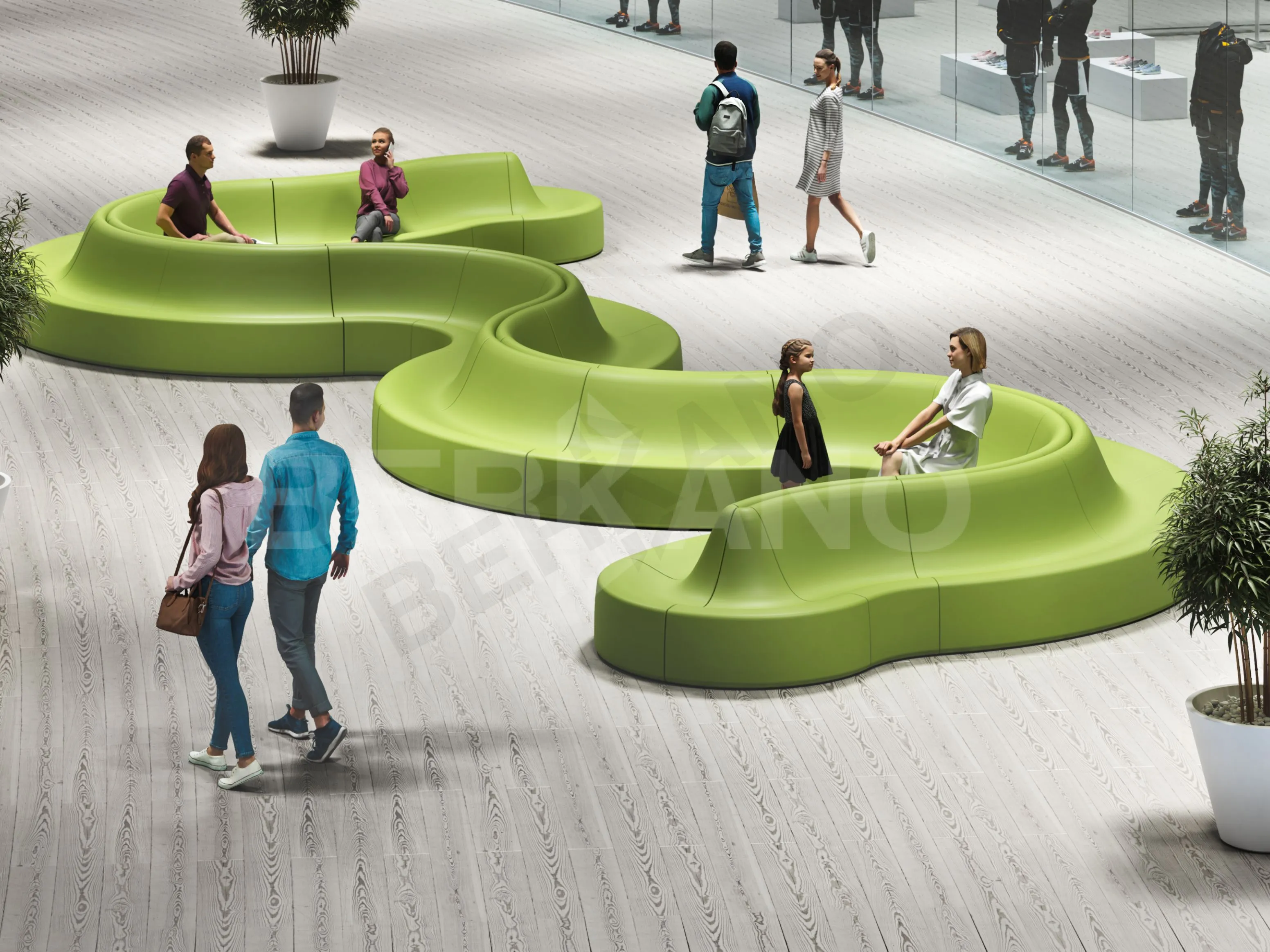 Диван Smoov Corner M терракотового цвета - фото 2