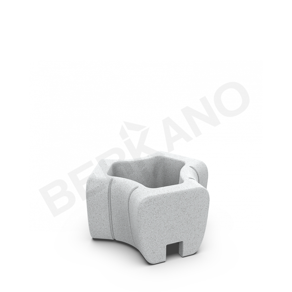 Кашпо-соединитель Y-seat connect DB белого цвета Granite - фото 3