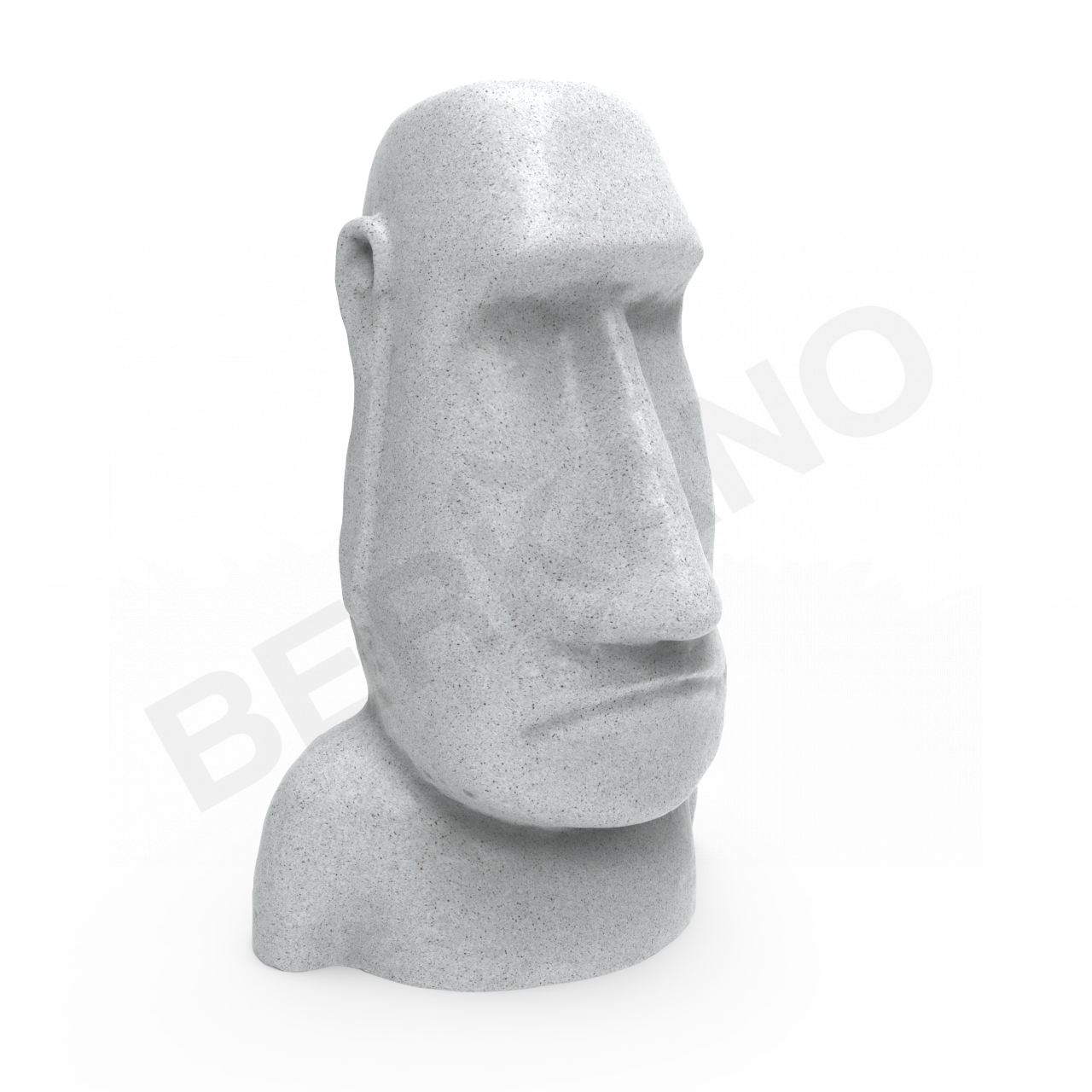 Фигура MOAI цвета белый гранит - фото 2